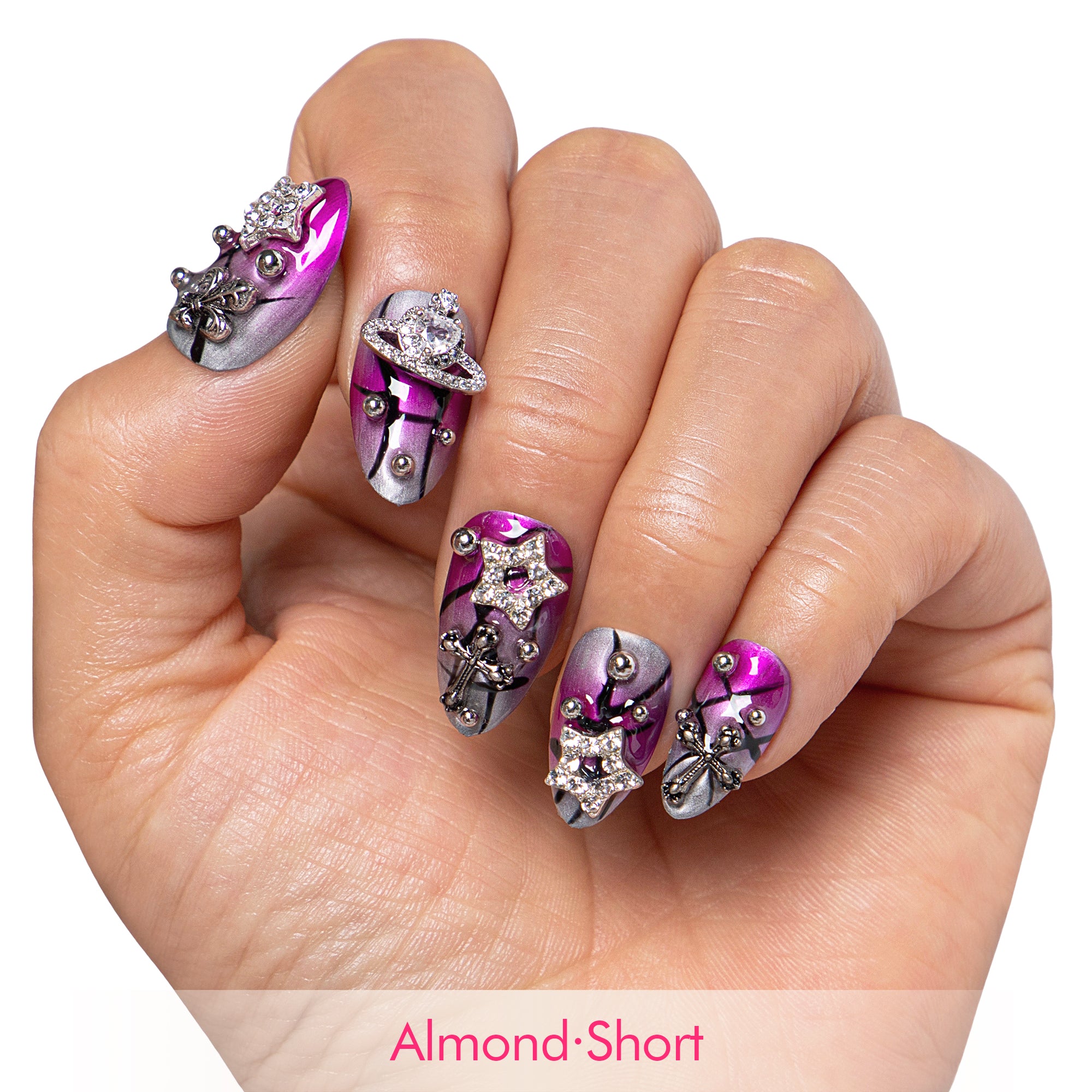 Galaxy Seeker Handmade Nails H210