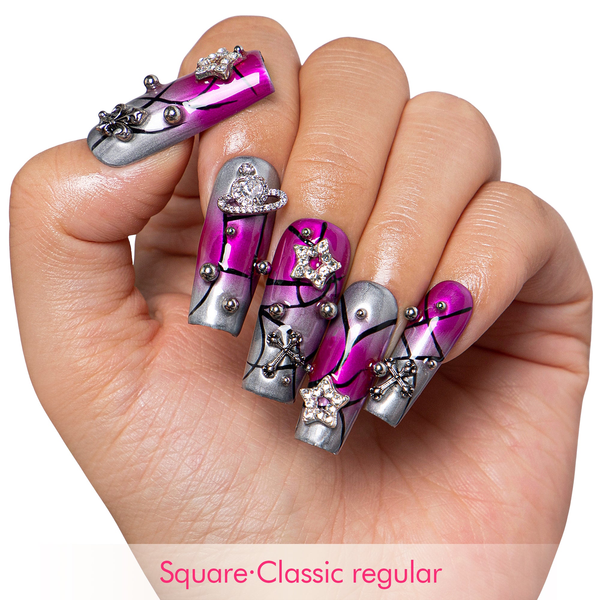 Galaxy Seeker Handmade Nails H210