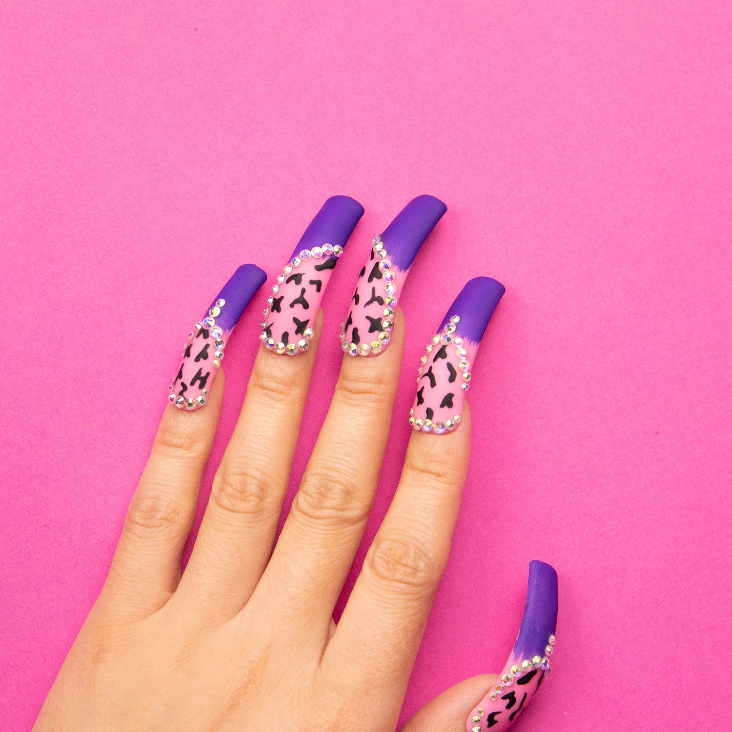 Boozy Lavender Handmade Curve Nails H211