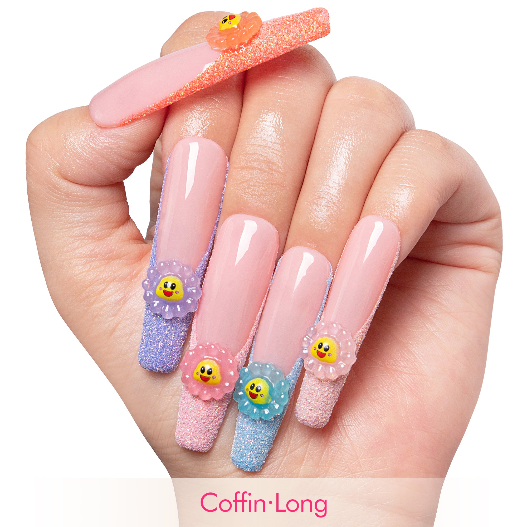 Candy Crush Handmade Nails H213