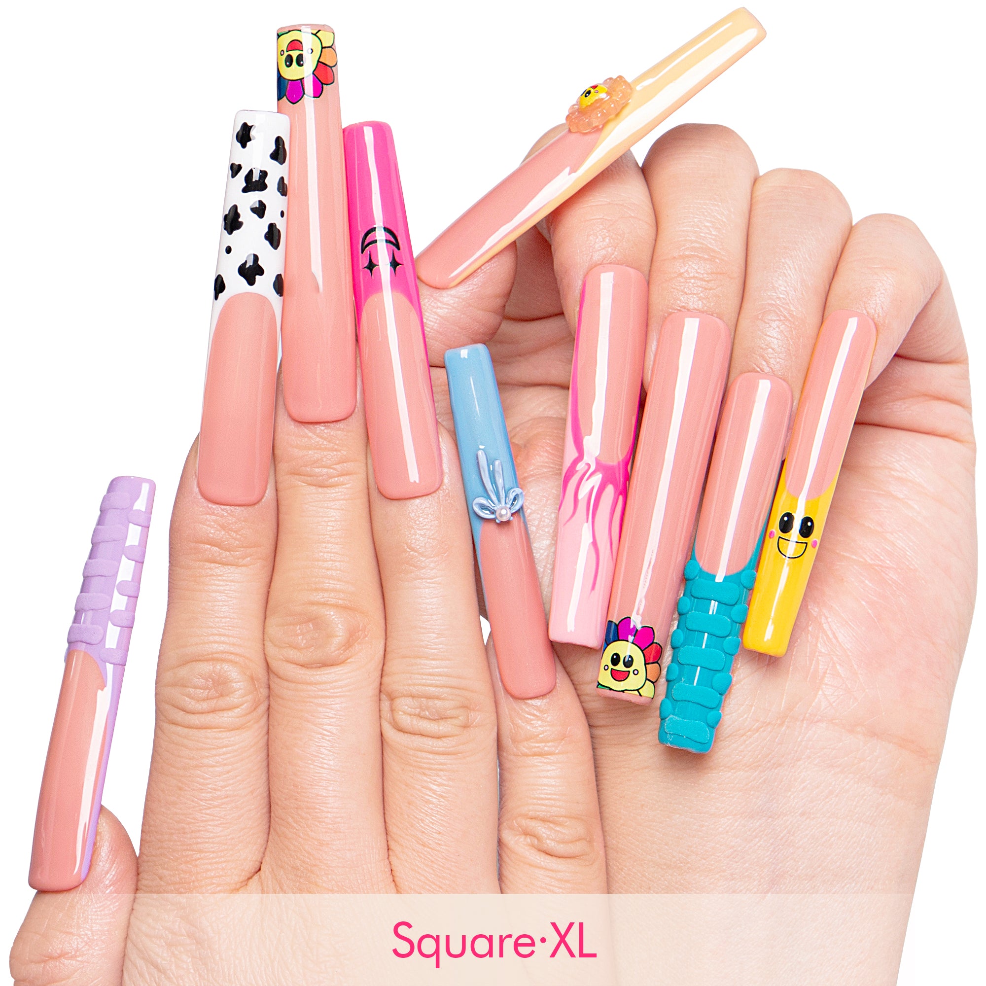 Sunny Pop Handmade Nails H222