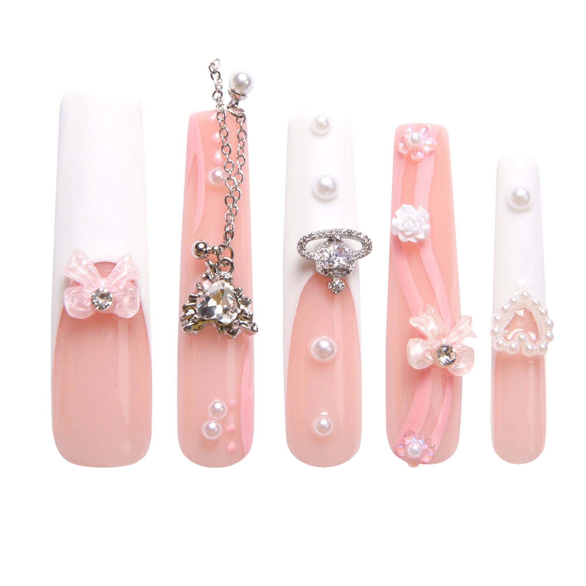 Love and Light Handmade Nails H223