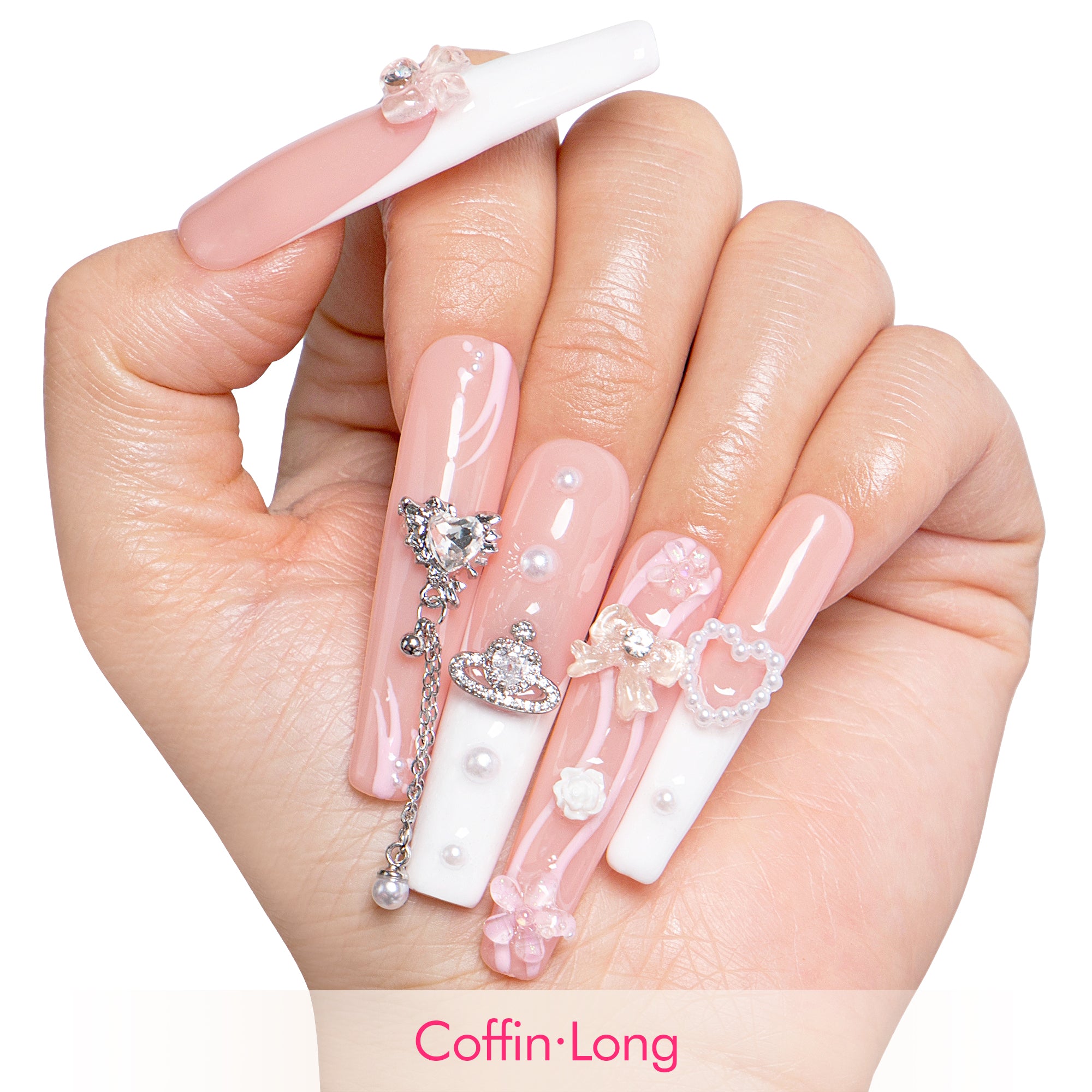 Love and Light Handmade Nails H223