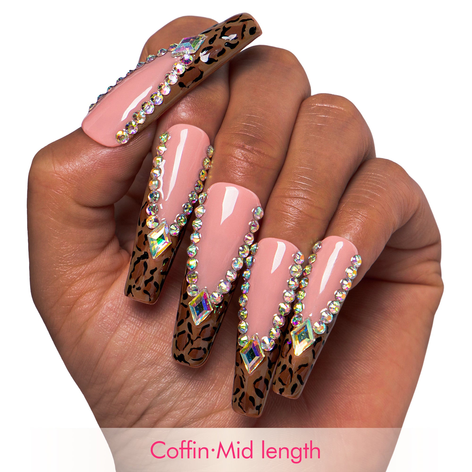 Cocktail Party Handmade Nails H225