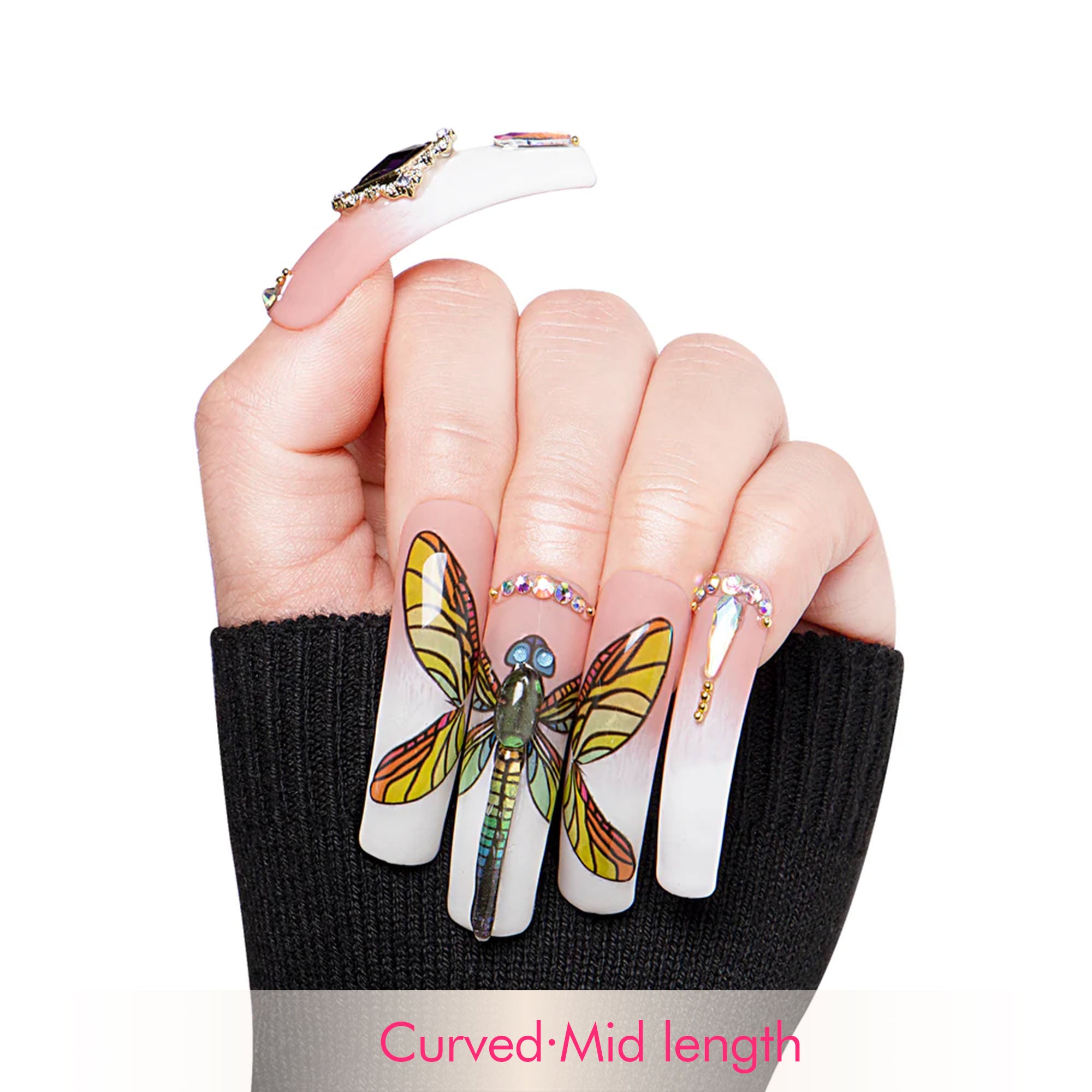 Mystic Wings Handmade Nails H232