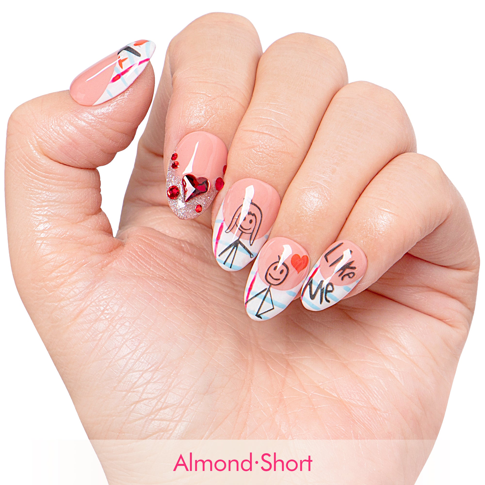 First Love Notebook Handmade Nails H233