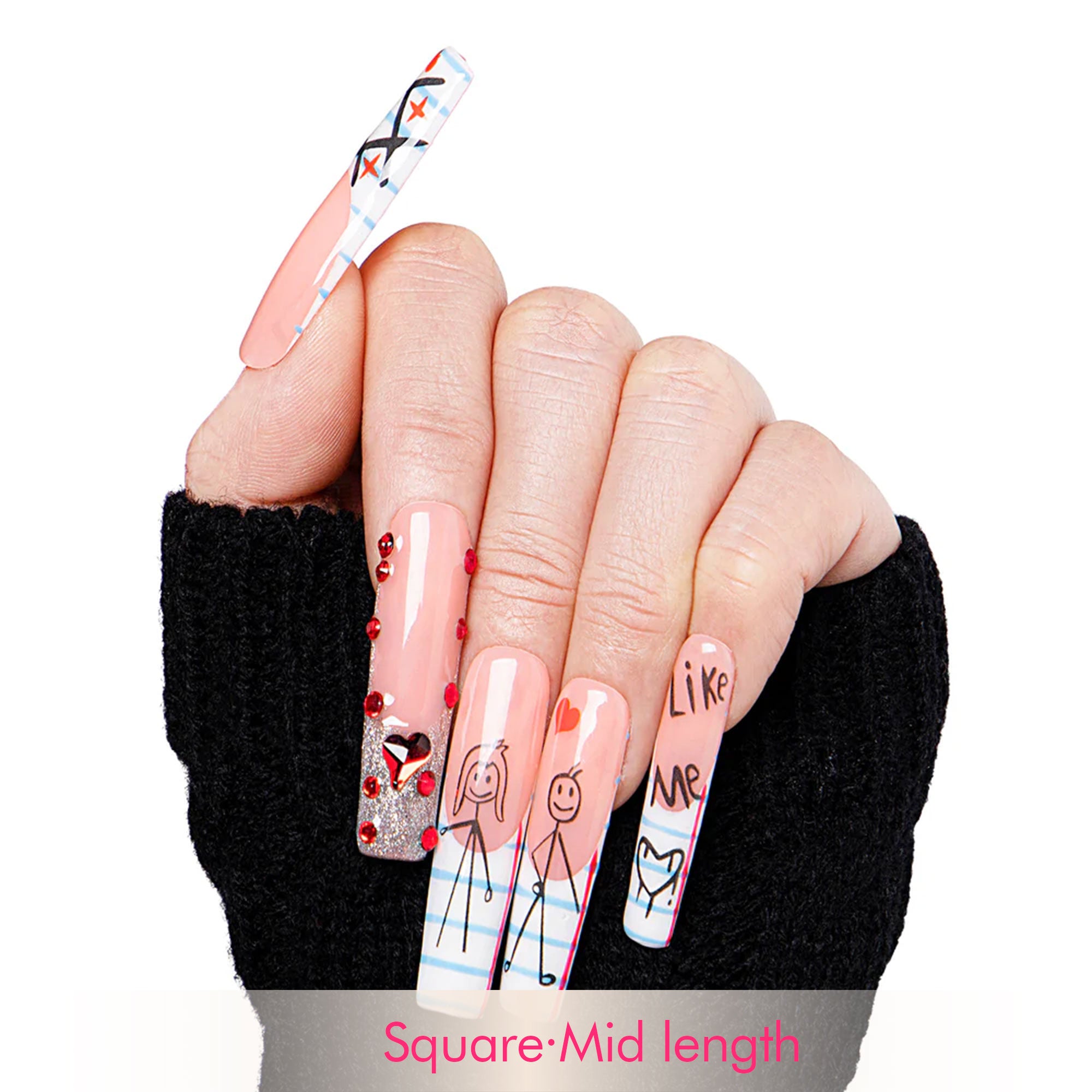 First Love Notebook Handmade Nails H233