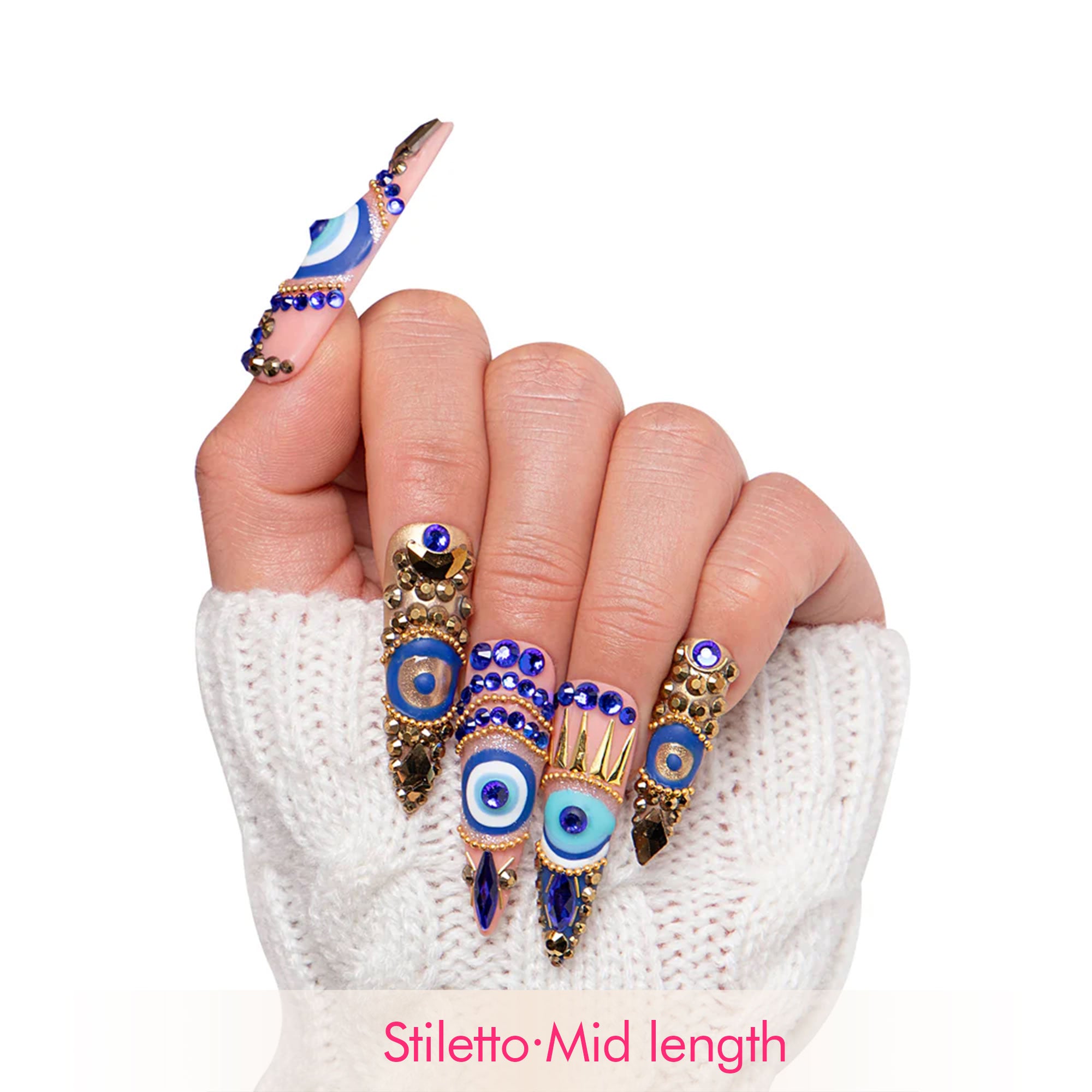 Spiritual Beacon Handmade Nails H234