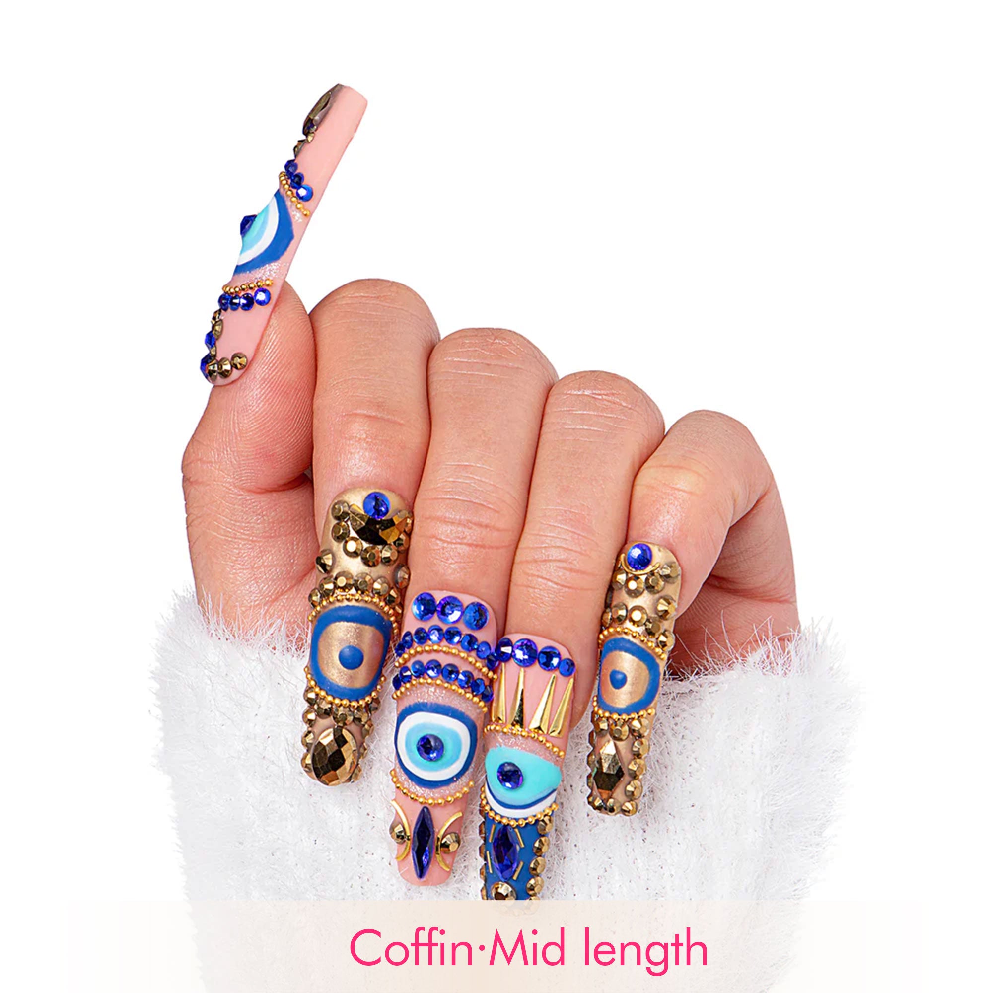 Spiritual Beacon Handmade Nails H234