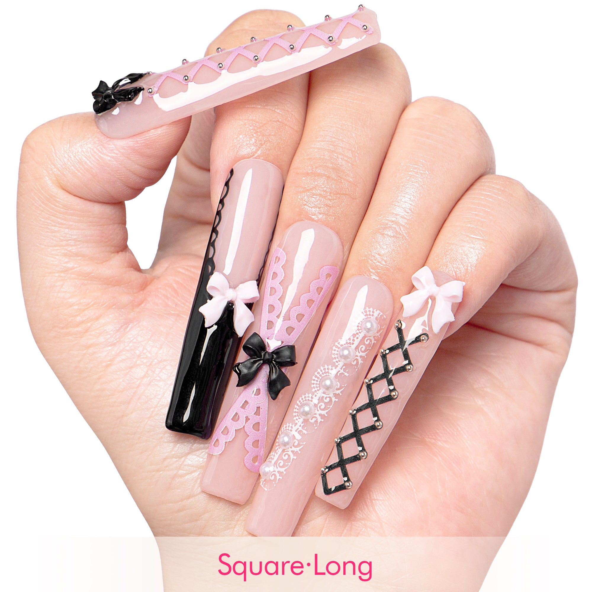 Ballerina Handmade Nails H237