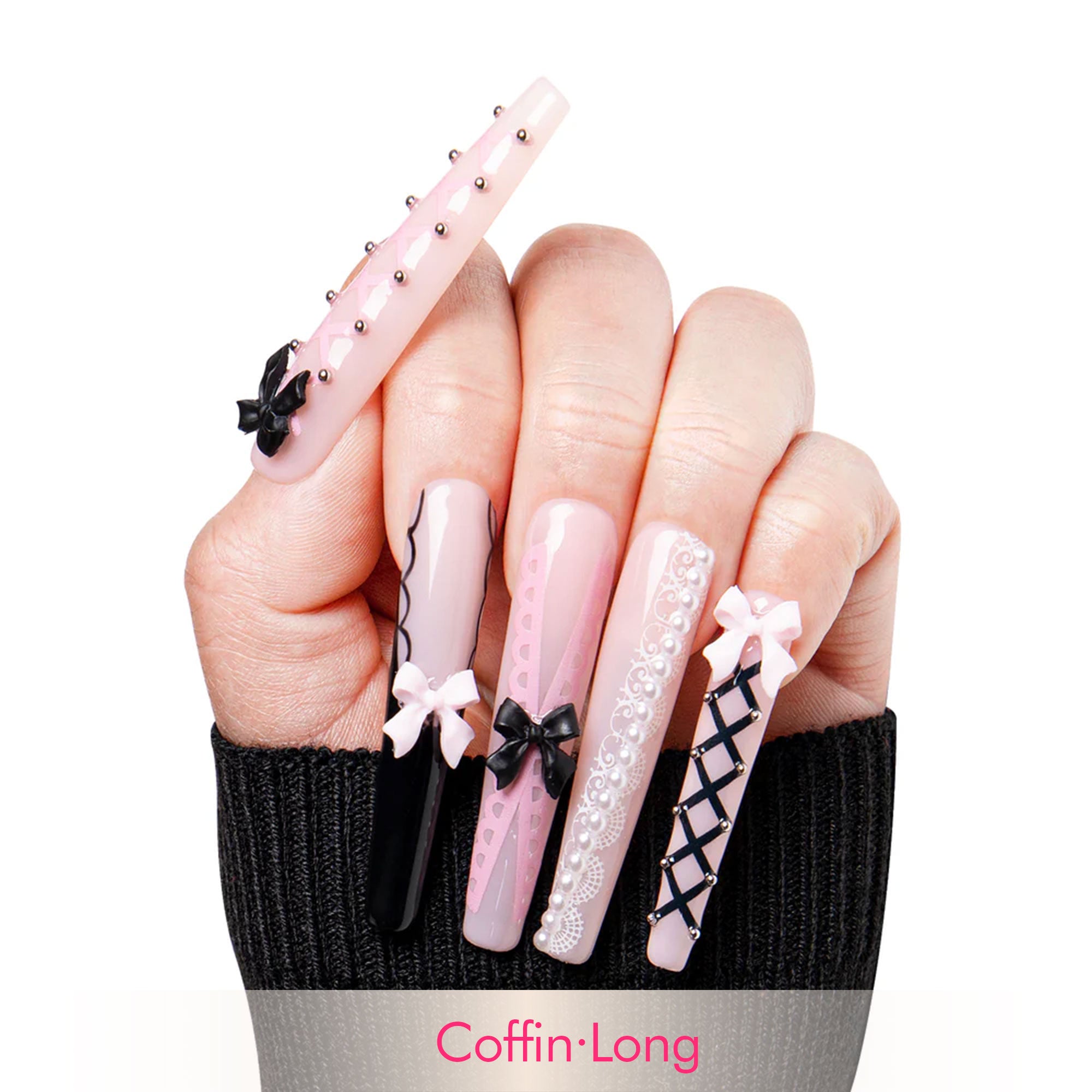 Ballerina Handmade Nails H237