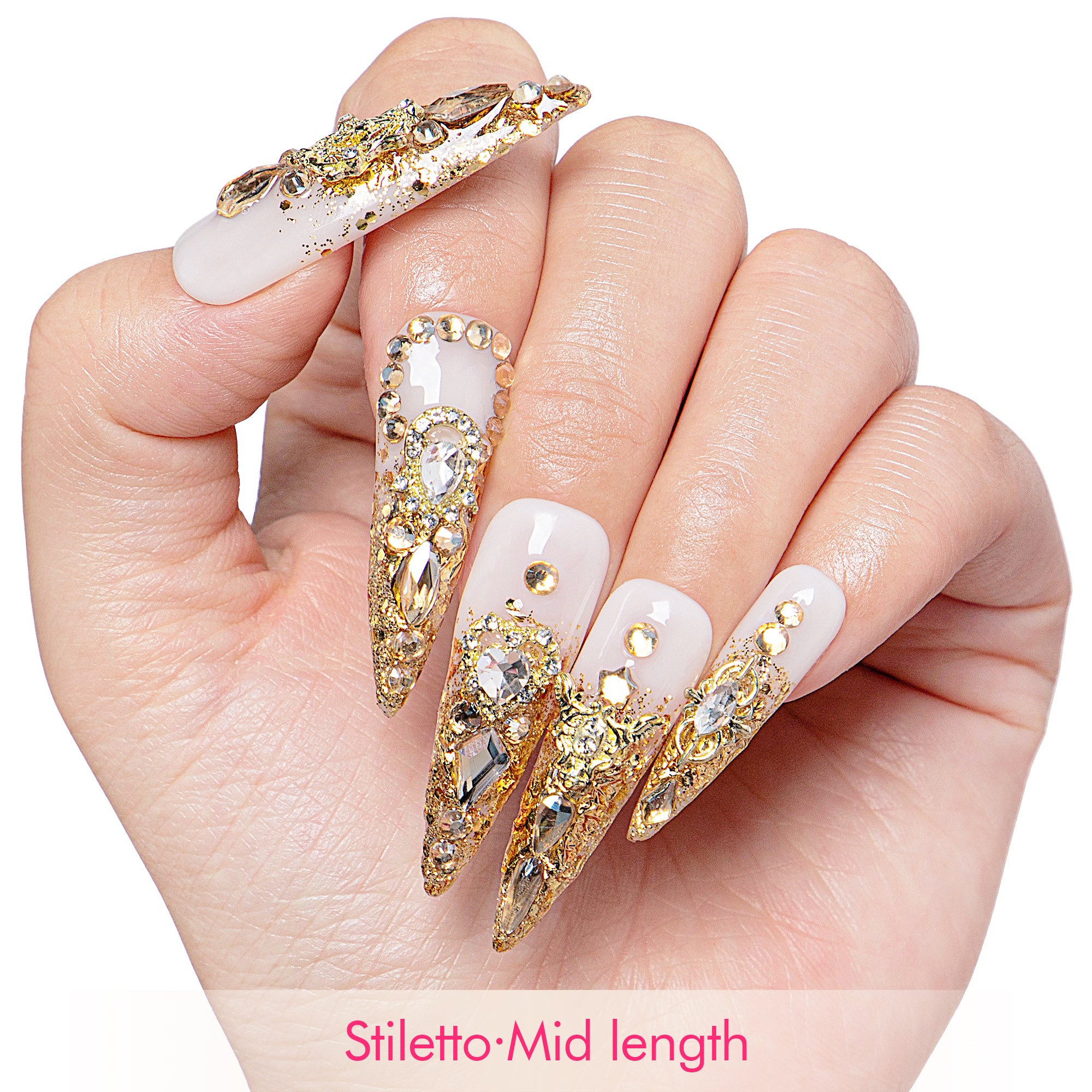 Golden Gala Handmade Nails H240