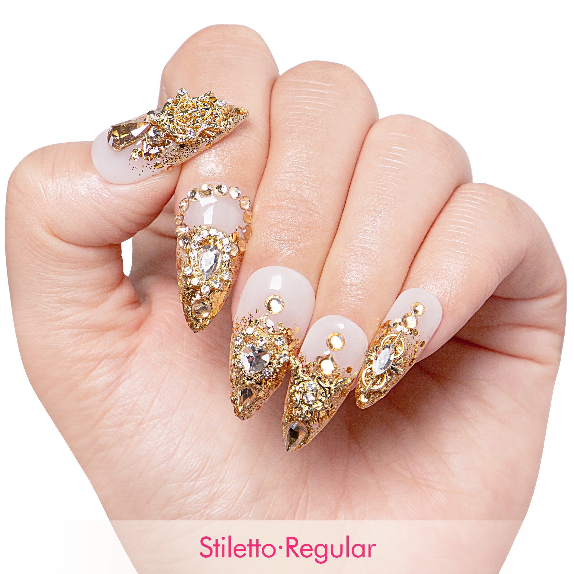 Golden Gala Handmade Nails H240