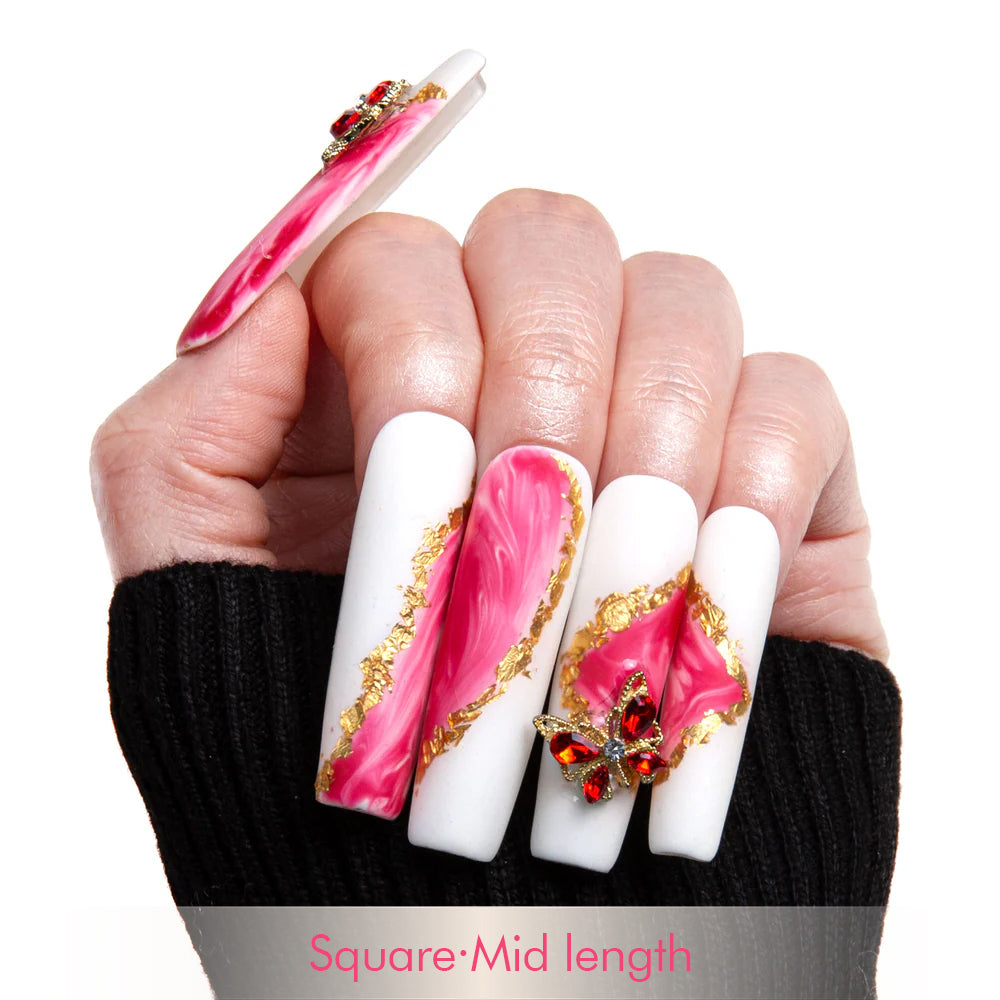 Into The Pink Handmade Nails H243