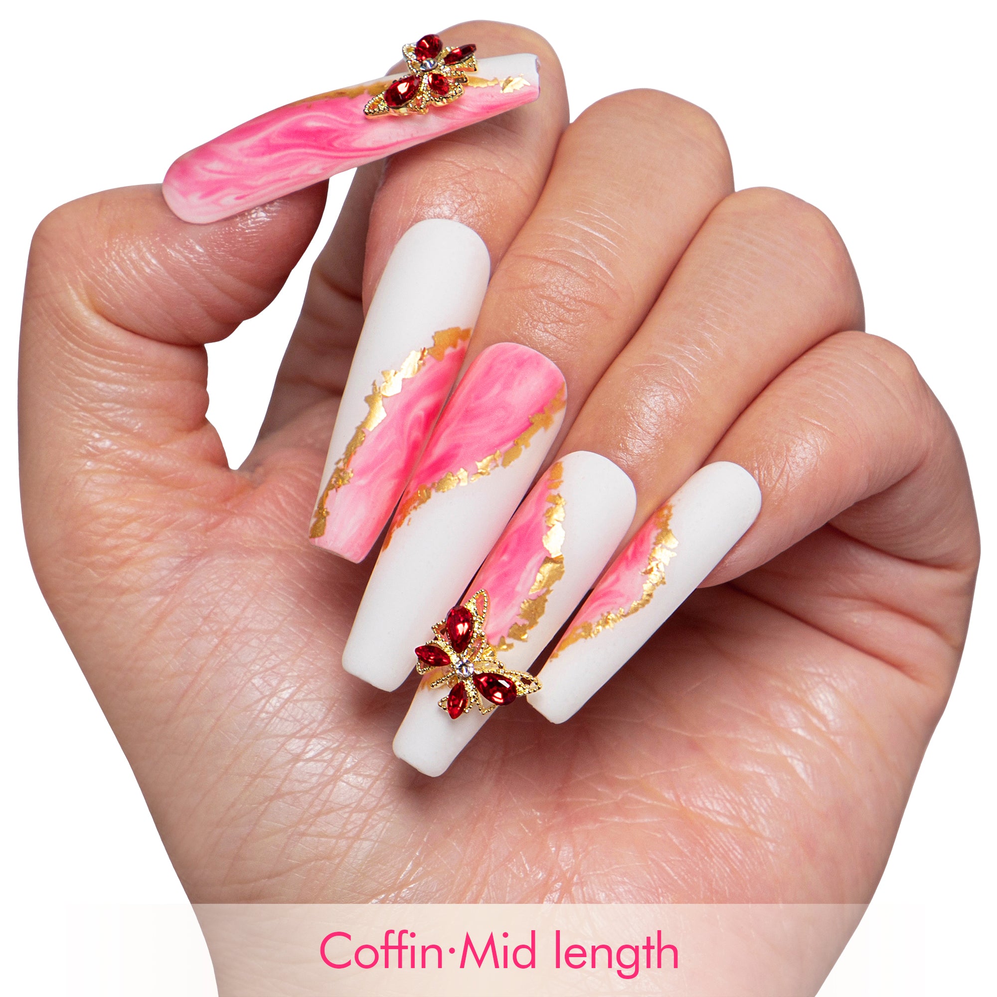 Into The Pink Handmade Nails H243