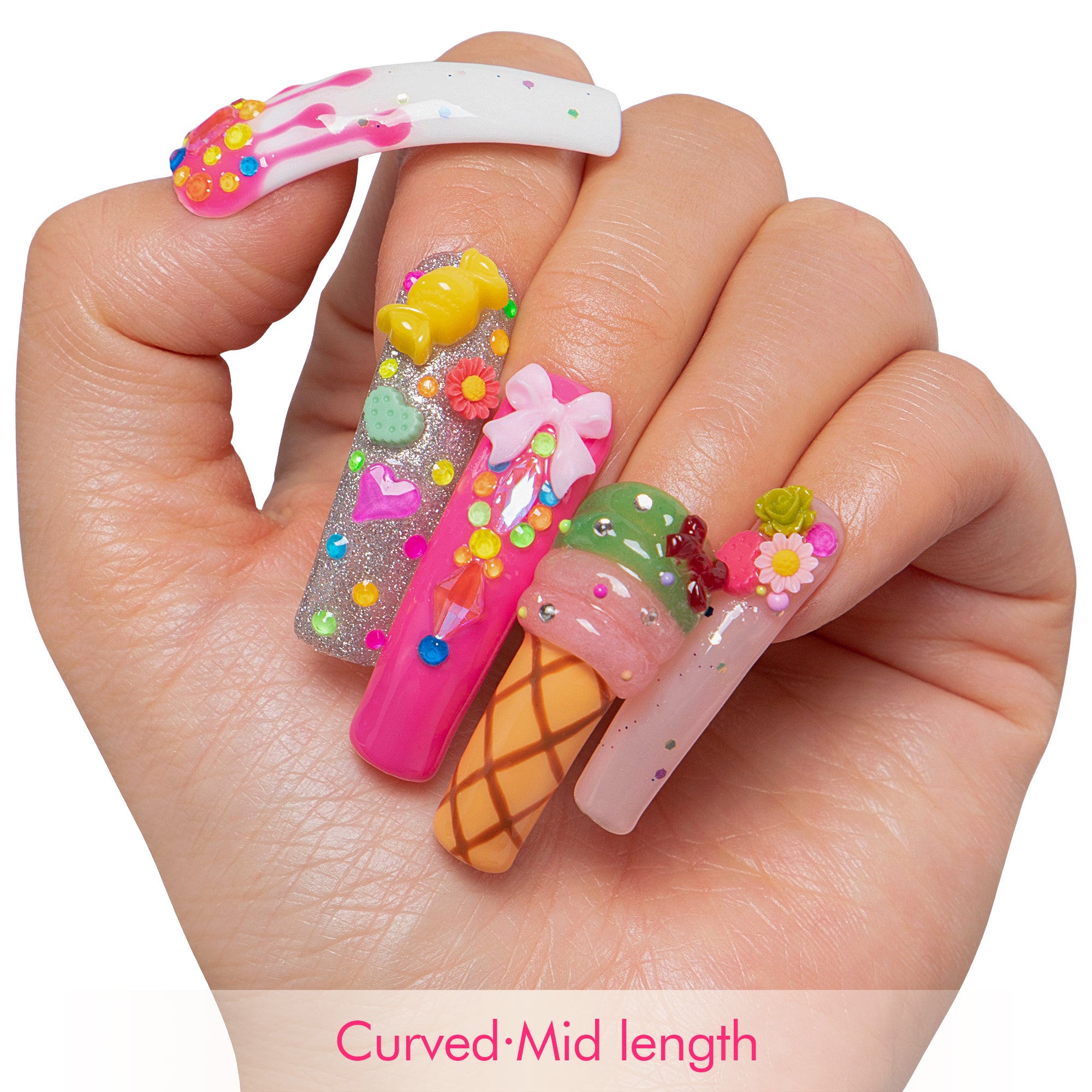 Dripping Sweetness Handmade Nails H248