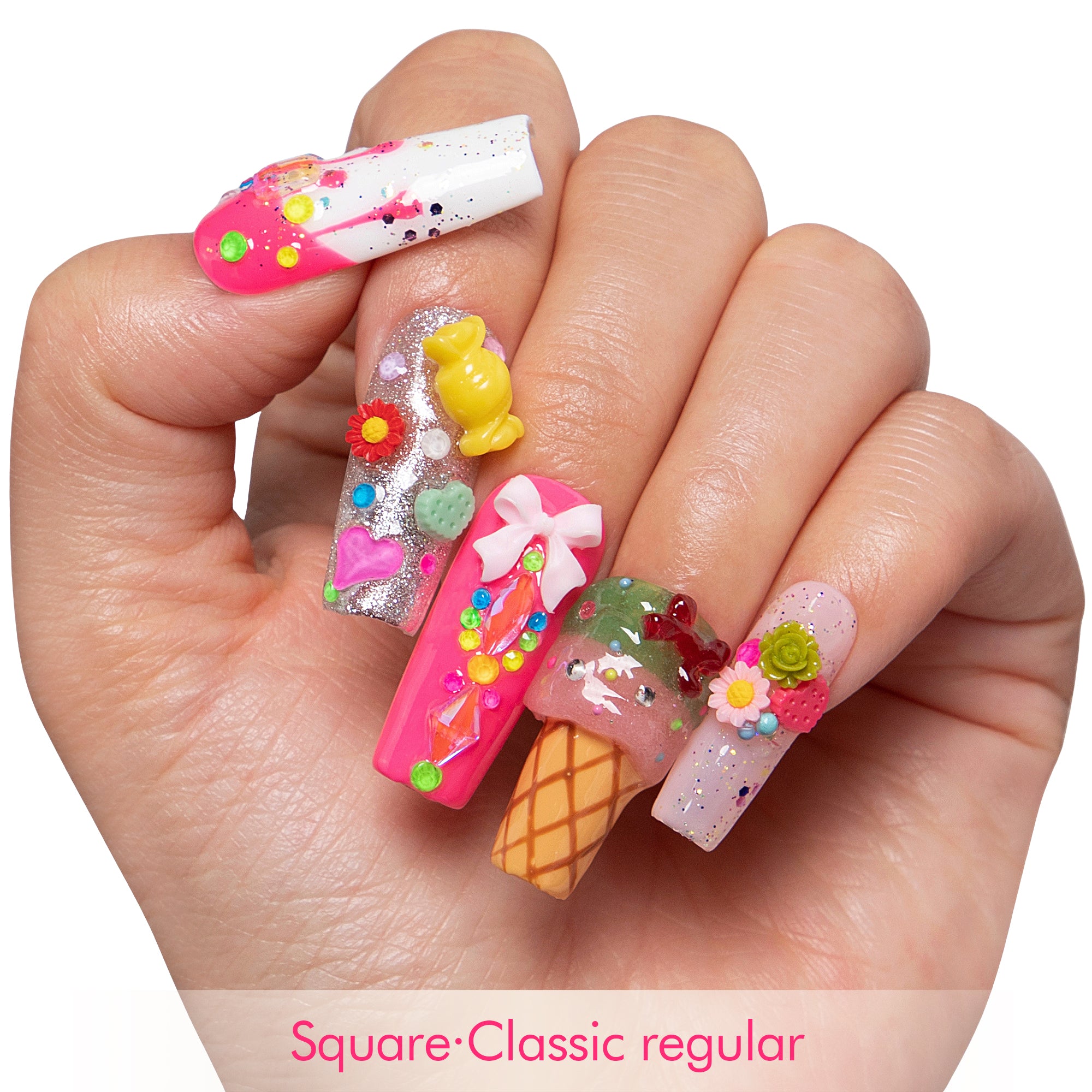 Dripping Sweetness Handmade Nails H248