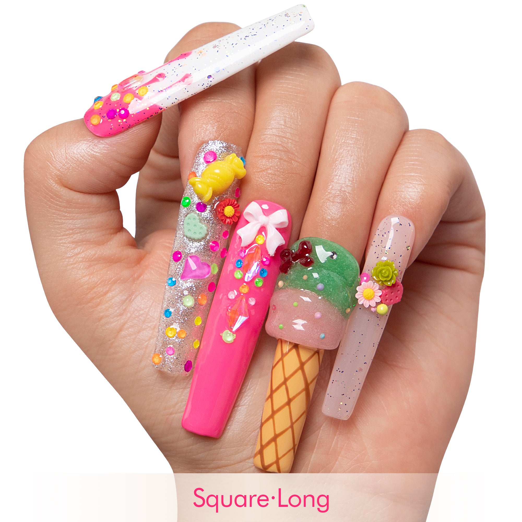 Dripping Sweetness Handmade Nails H248