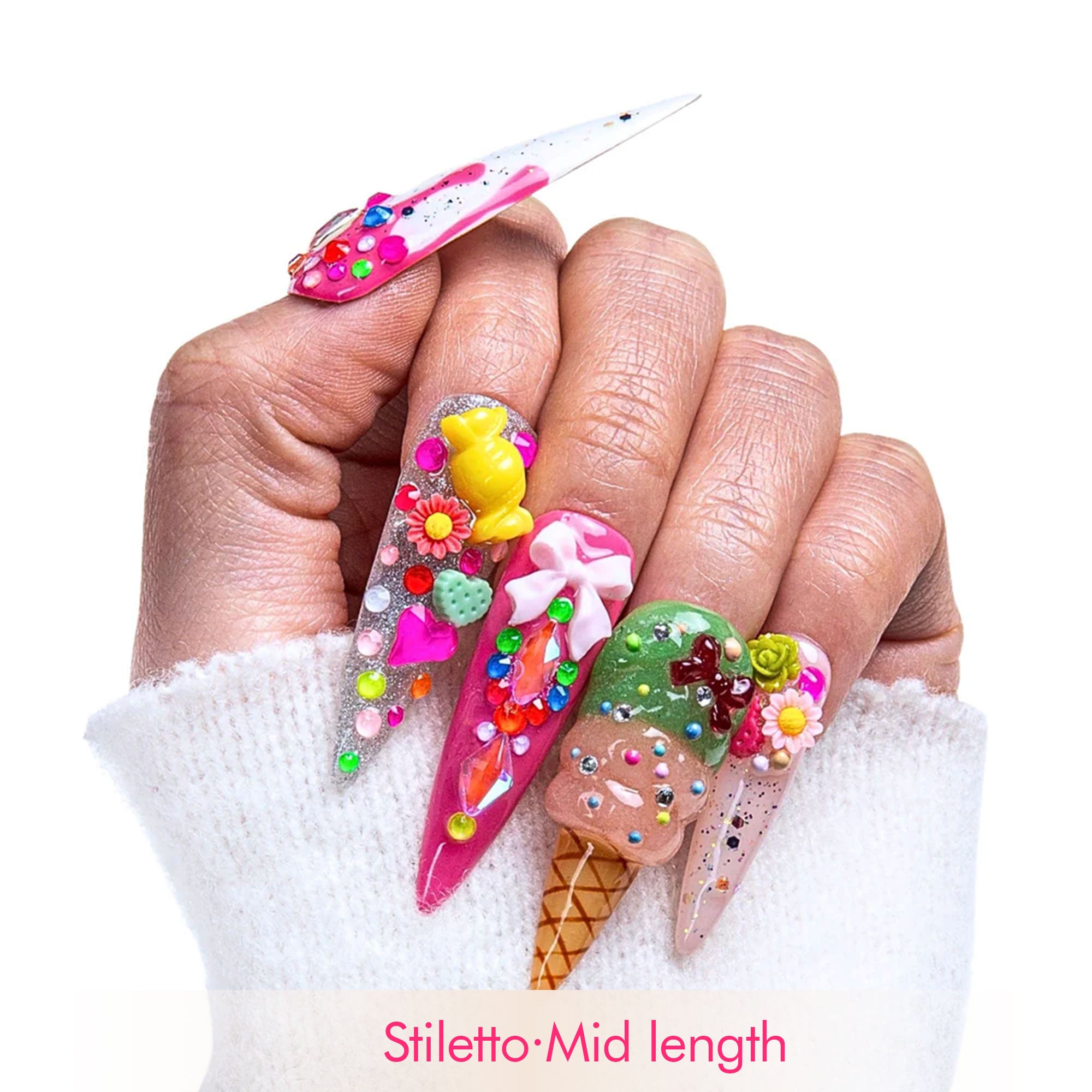 Dripping Sweetness Handmade Nails H248