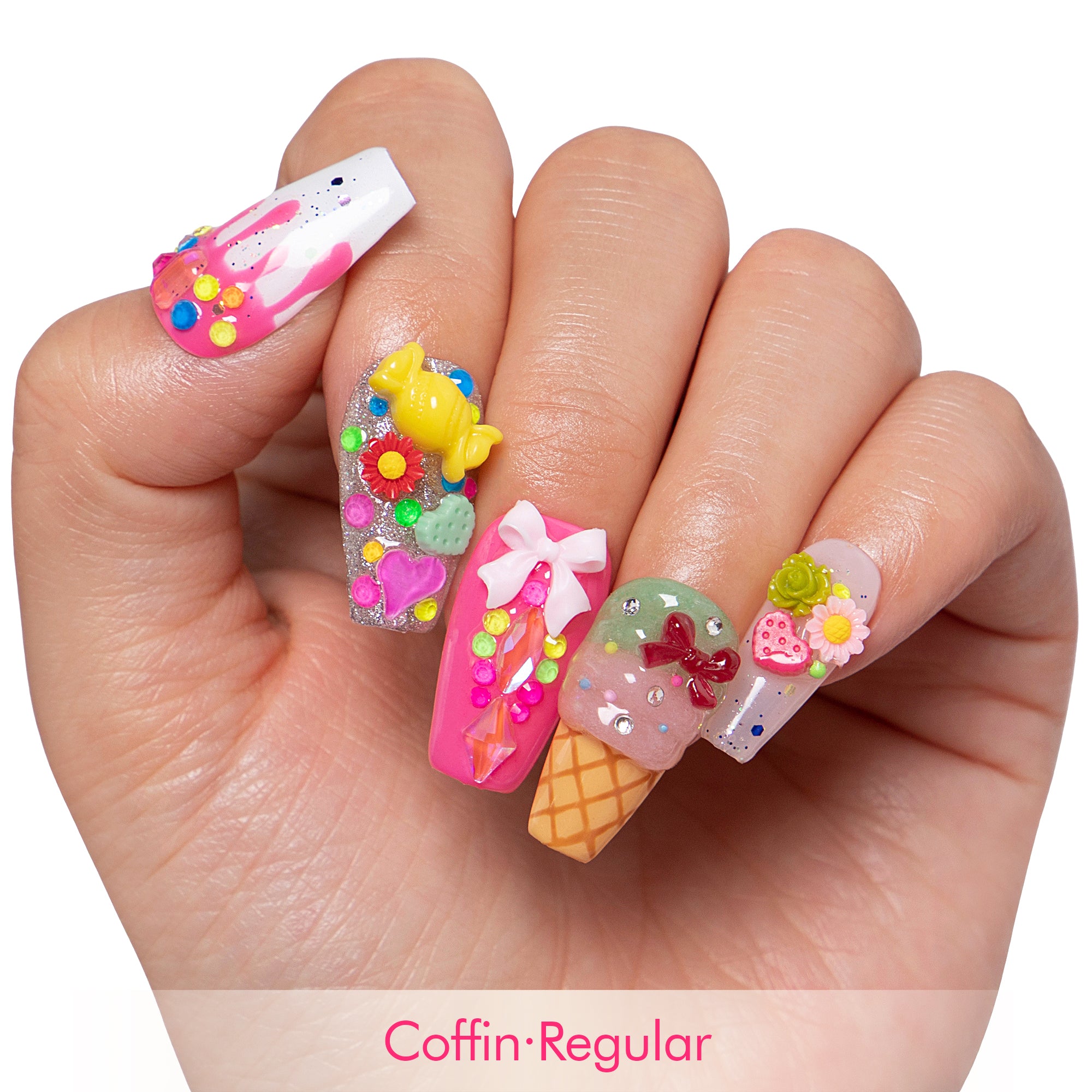 Dripping Sweetness Handmade Nails H248