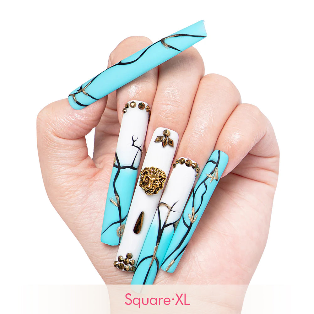 Azure Lion Handmade Nails H250