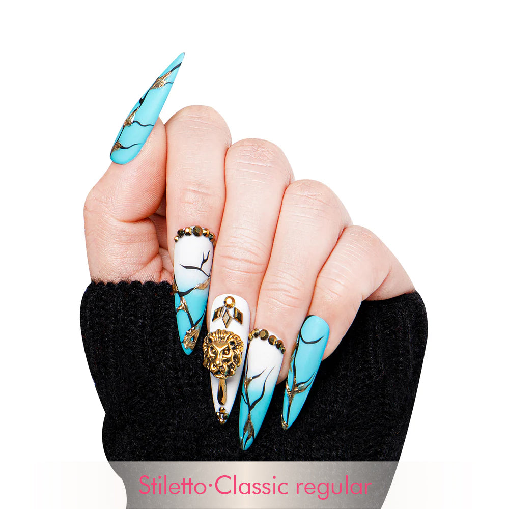 Azure Lion Handmade Nails H250