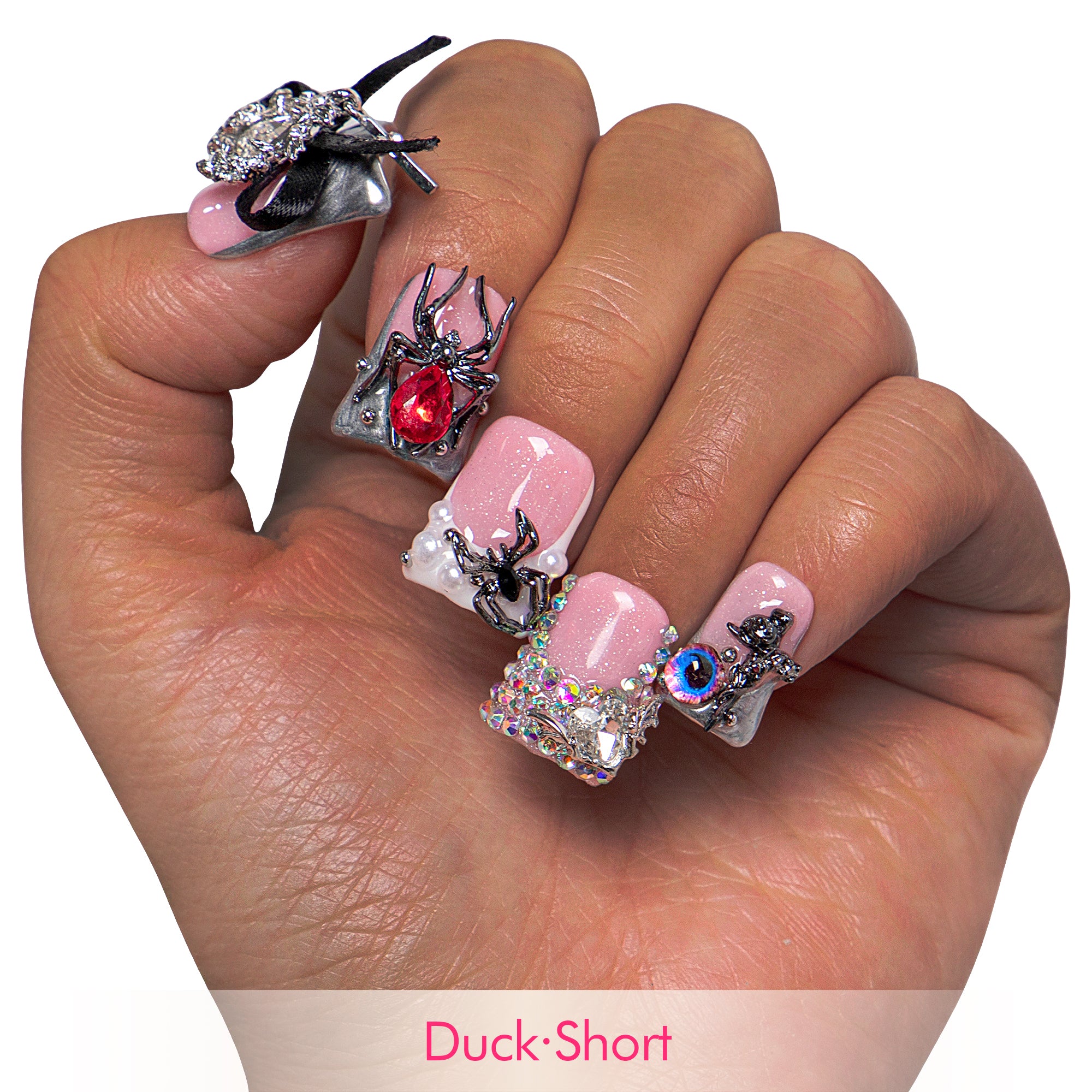 Diamond Whimsy Handmade Nails H258