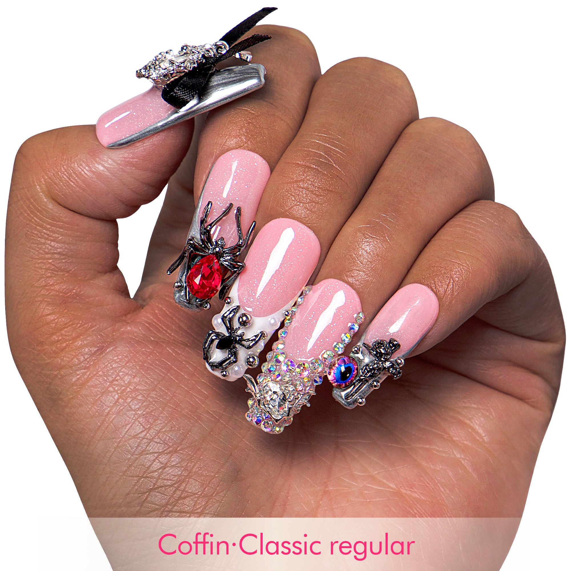 Diamond Whimsy Handmade Nails H258