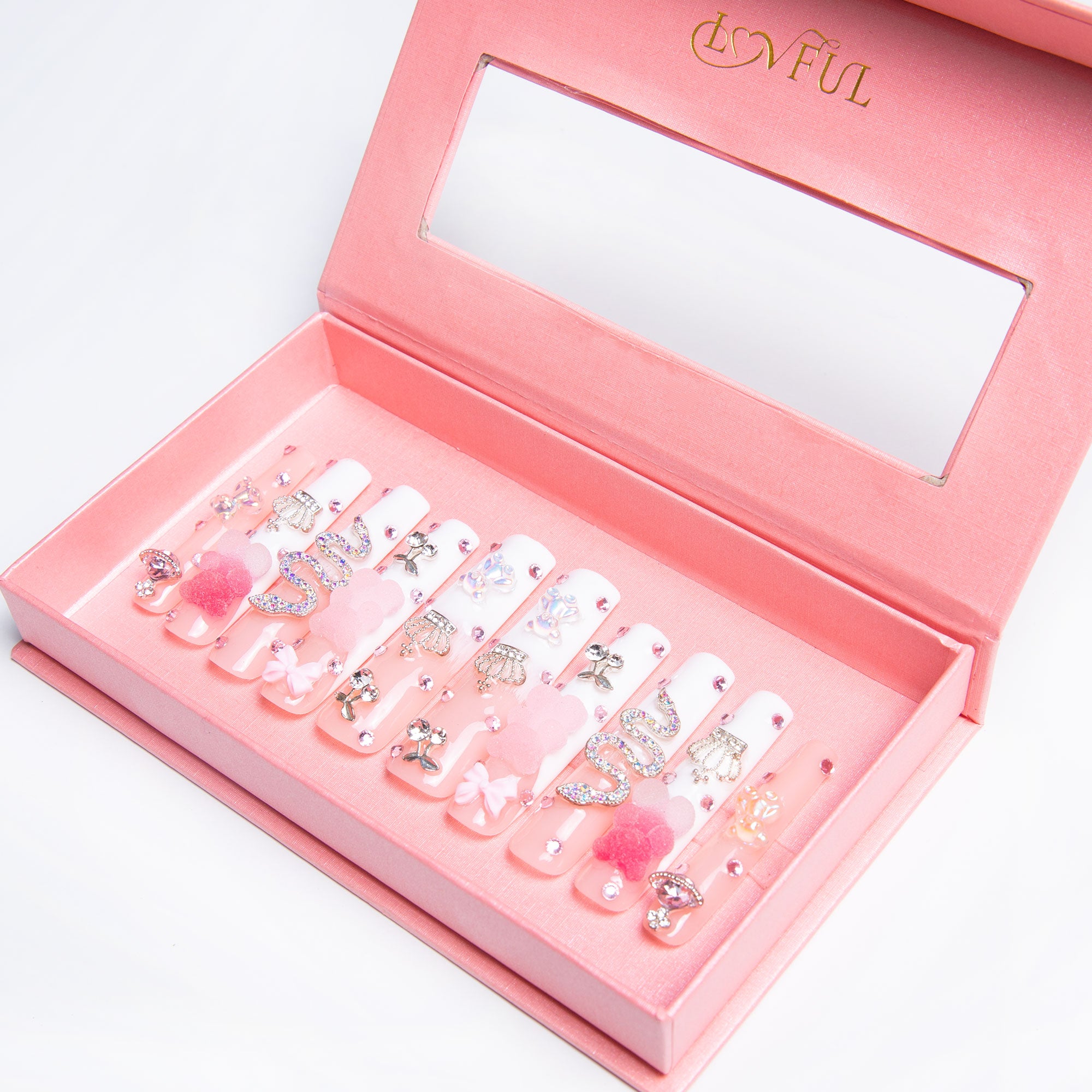 Gummy Bear Glam Press-On Nails Set