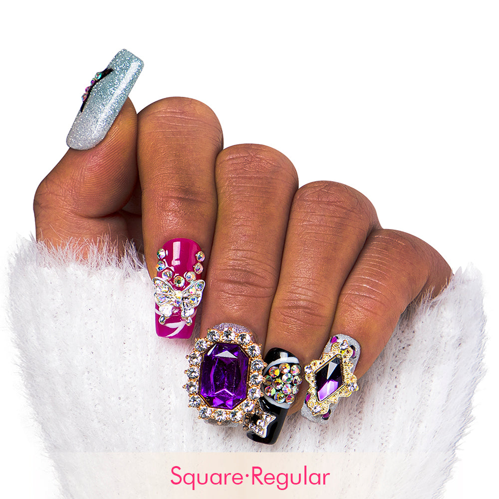 Jungle Gems Handmade Nails H267
