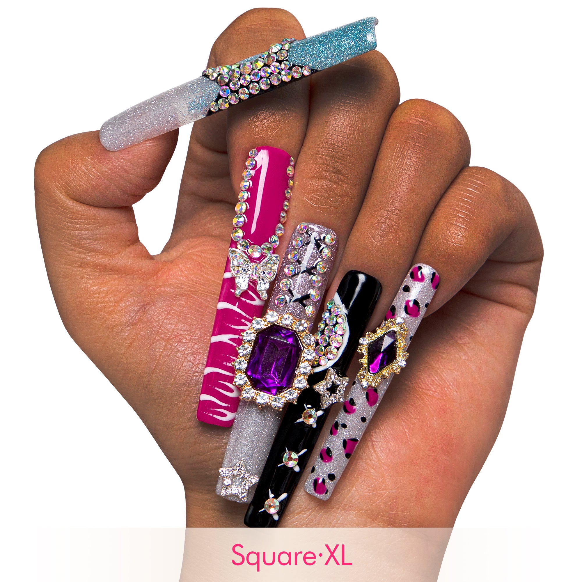 Jungle Gems Handmade Nails H267