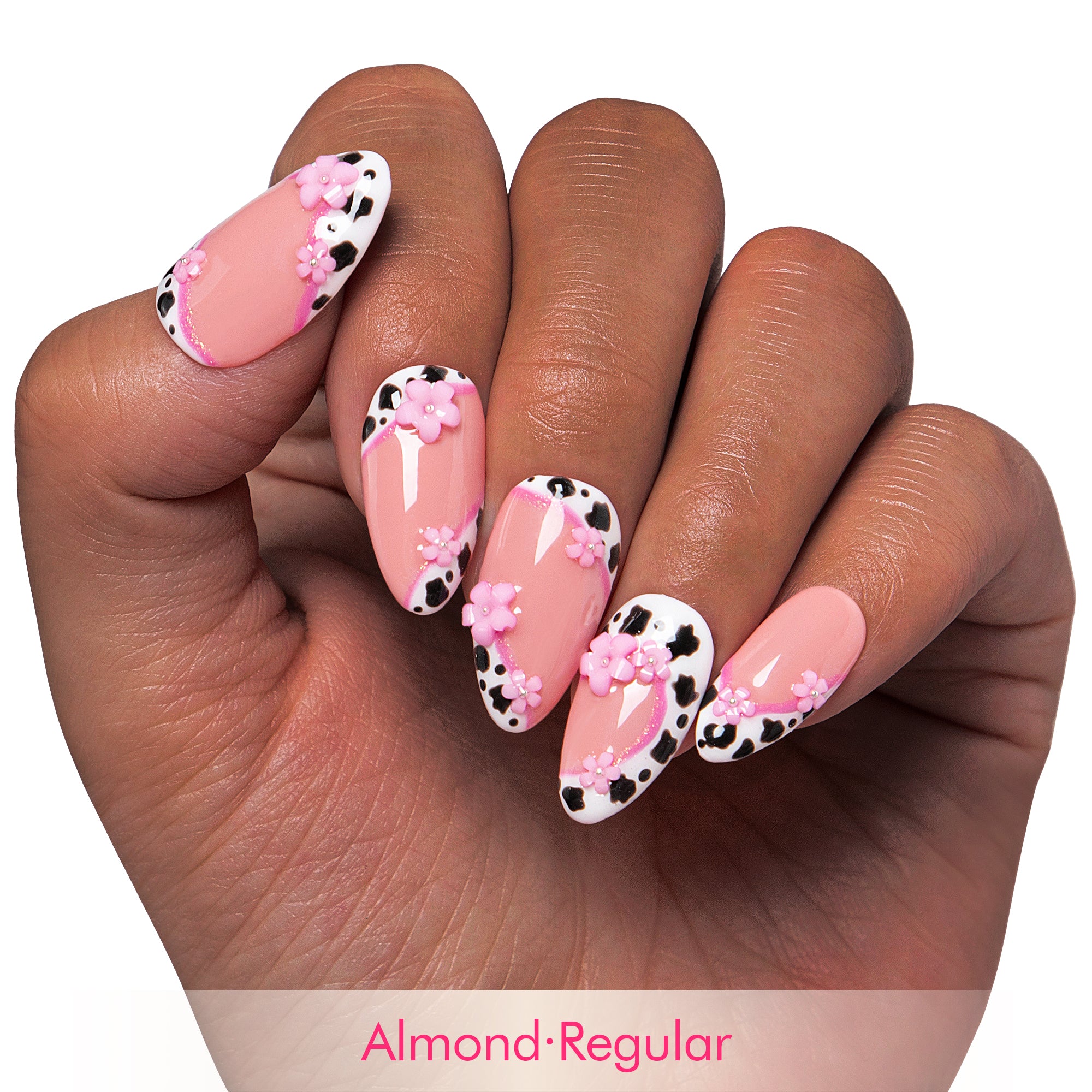 Cowgirl Pink Handmade Nails H268