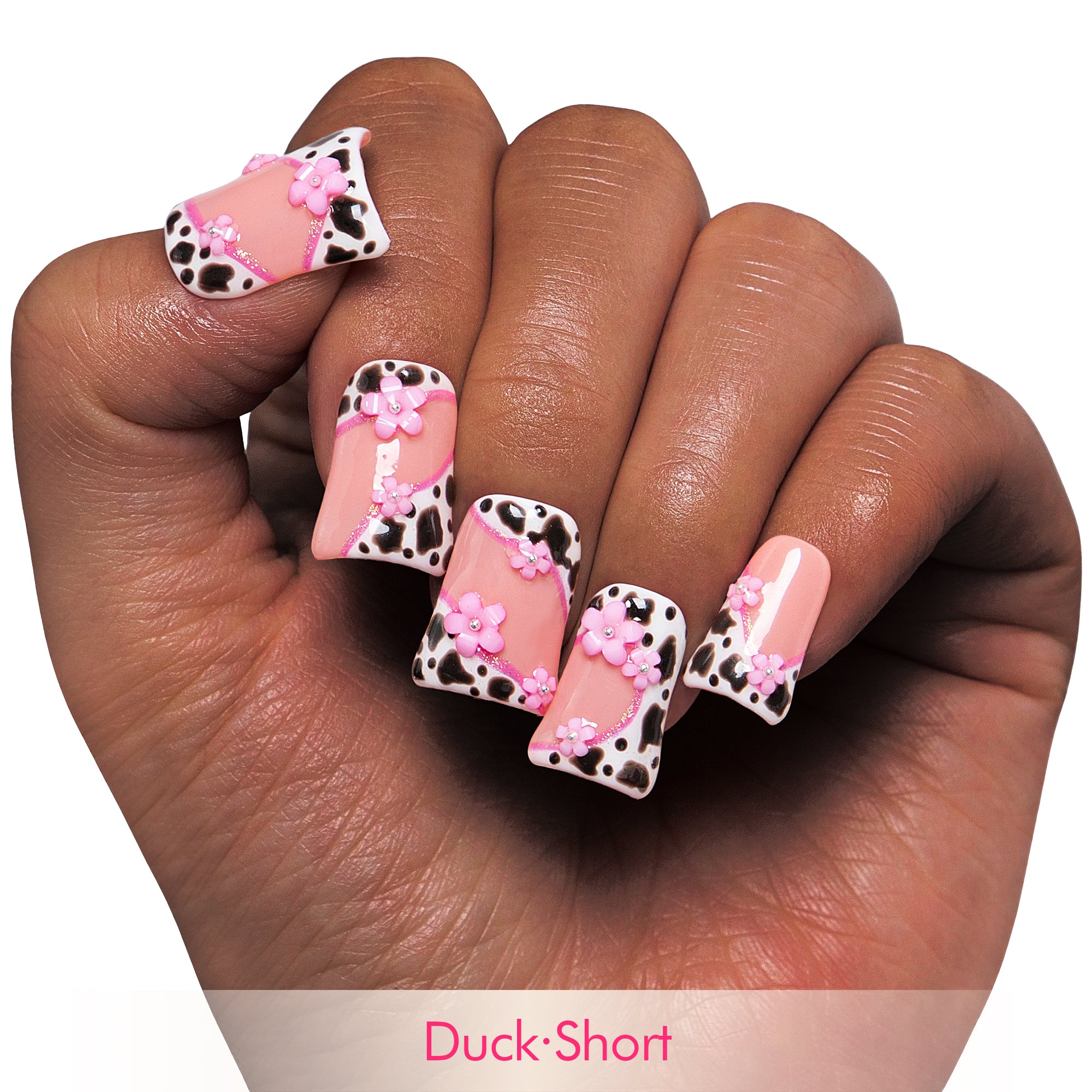 Cowgirl Pink Handmade Nails H268