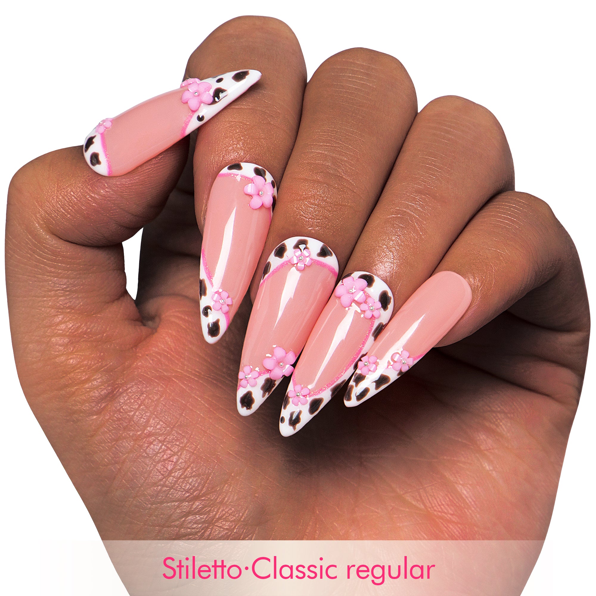 Cowgirl Pink Handmade Nails H268