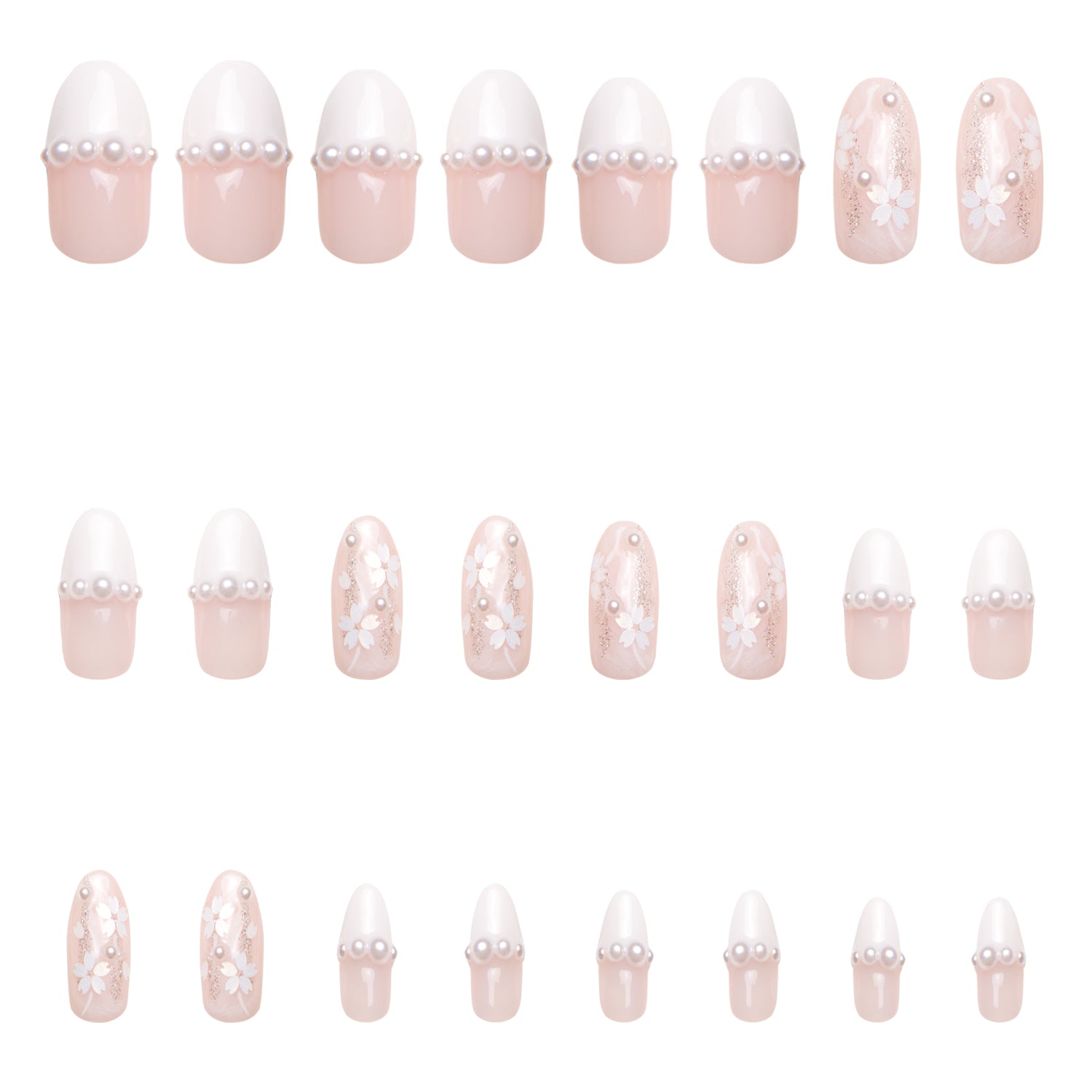 Soft Memory Handmade Nails 24pcs H276