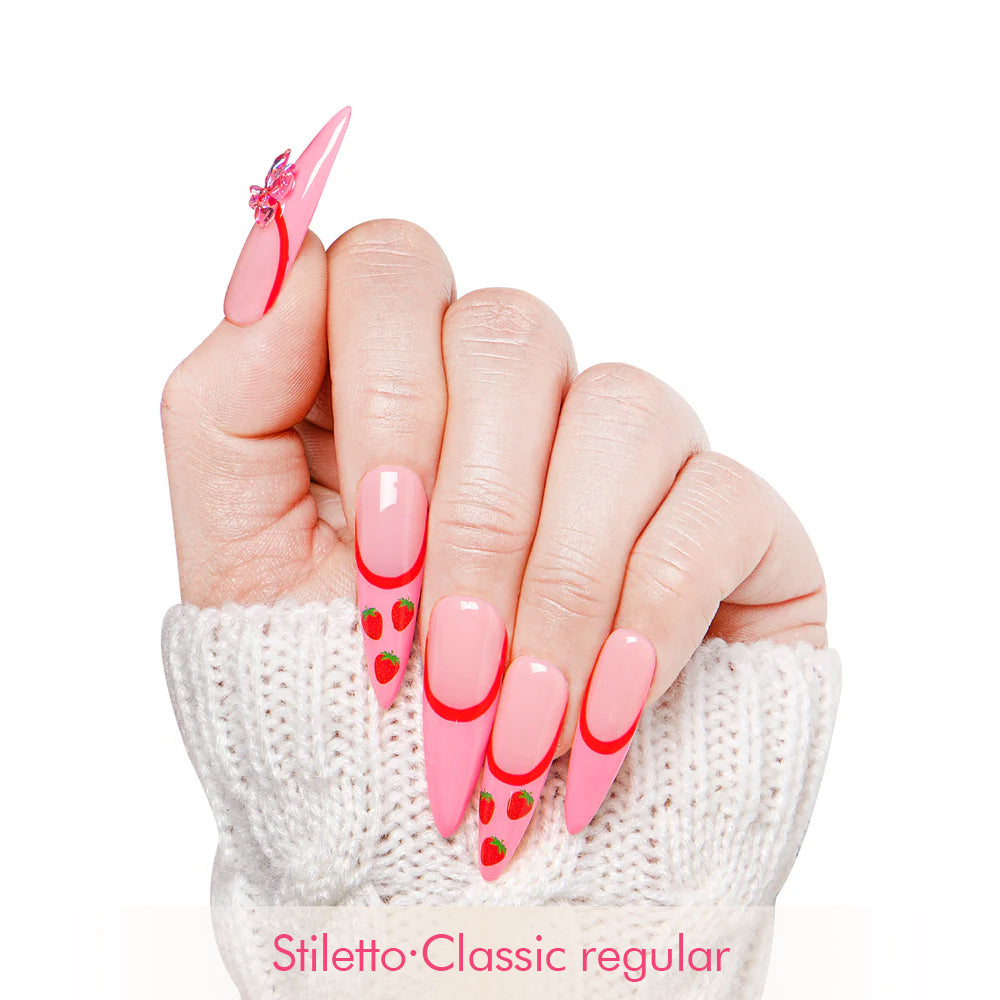 Strawberry Dream Handmade Nails H278