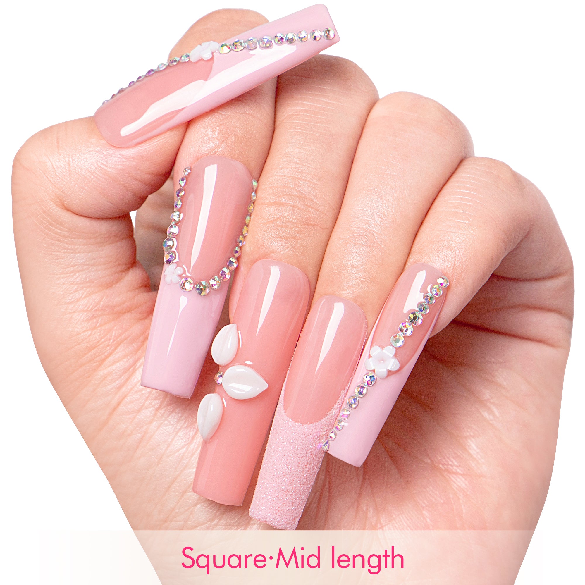Pink Lady Handmade Nails H281