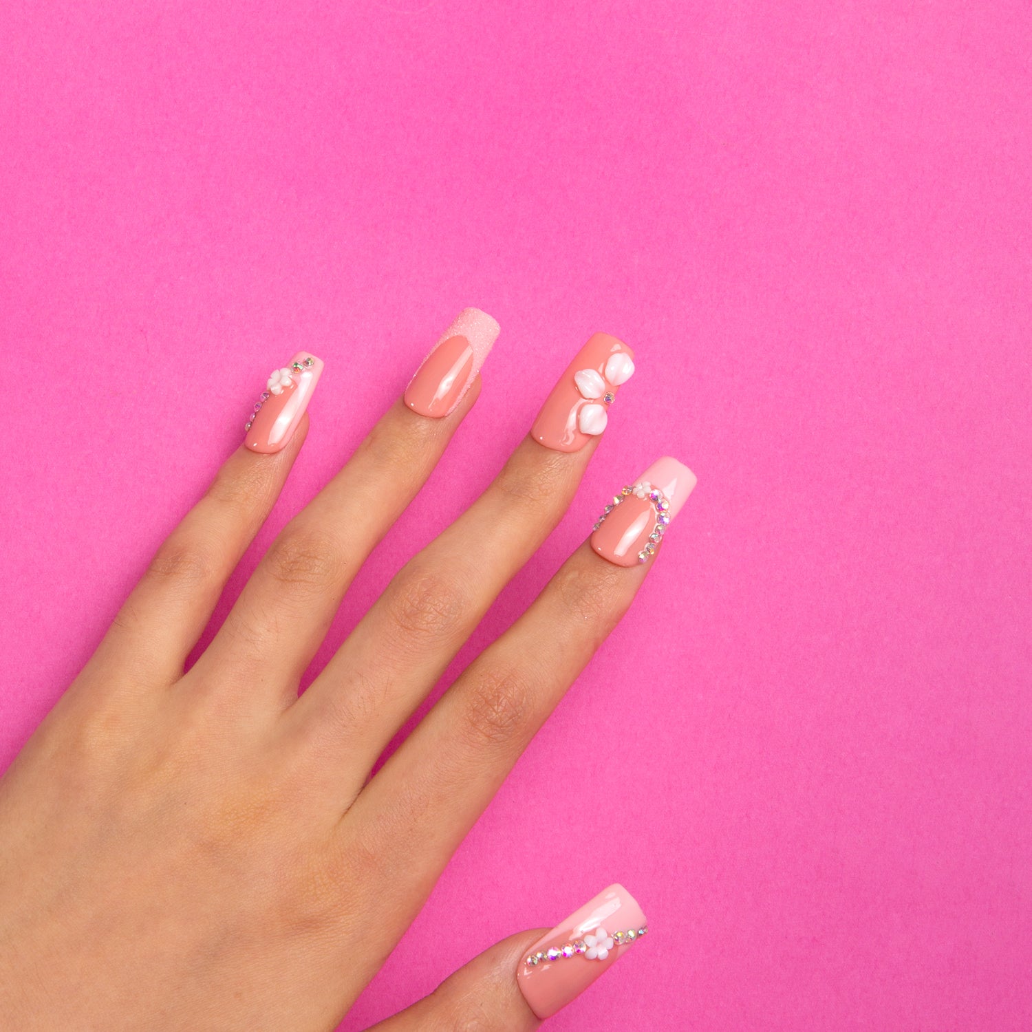 Pink Lady Handmade Nails 24pcs H281