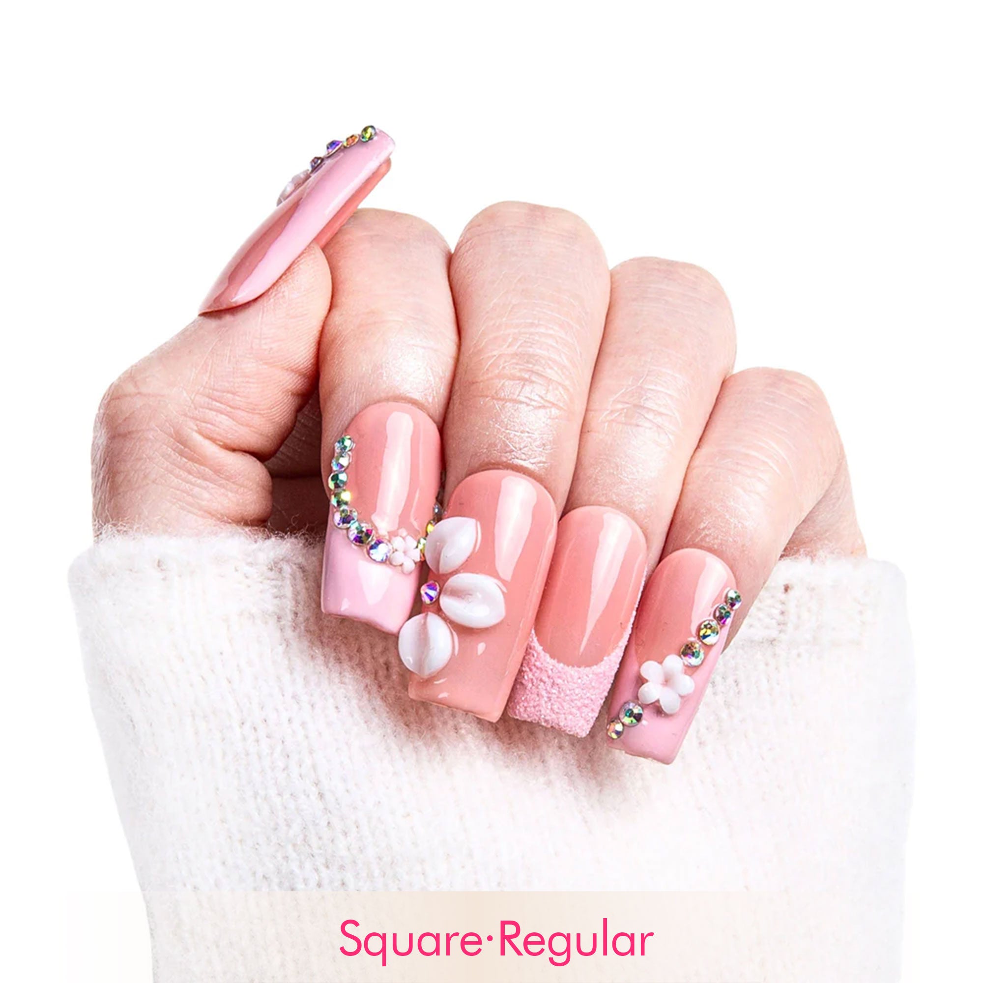 Pink Lady Handmade Nails H281