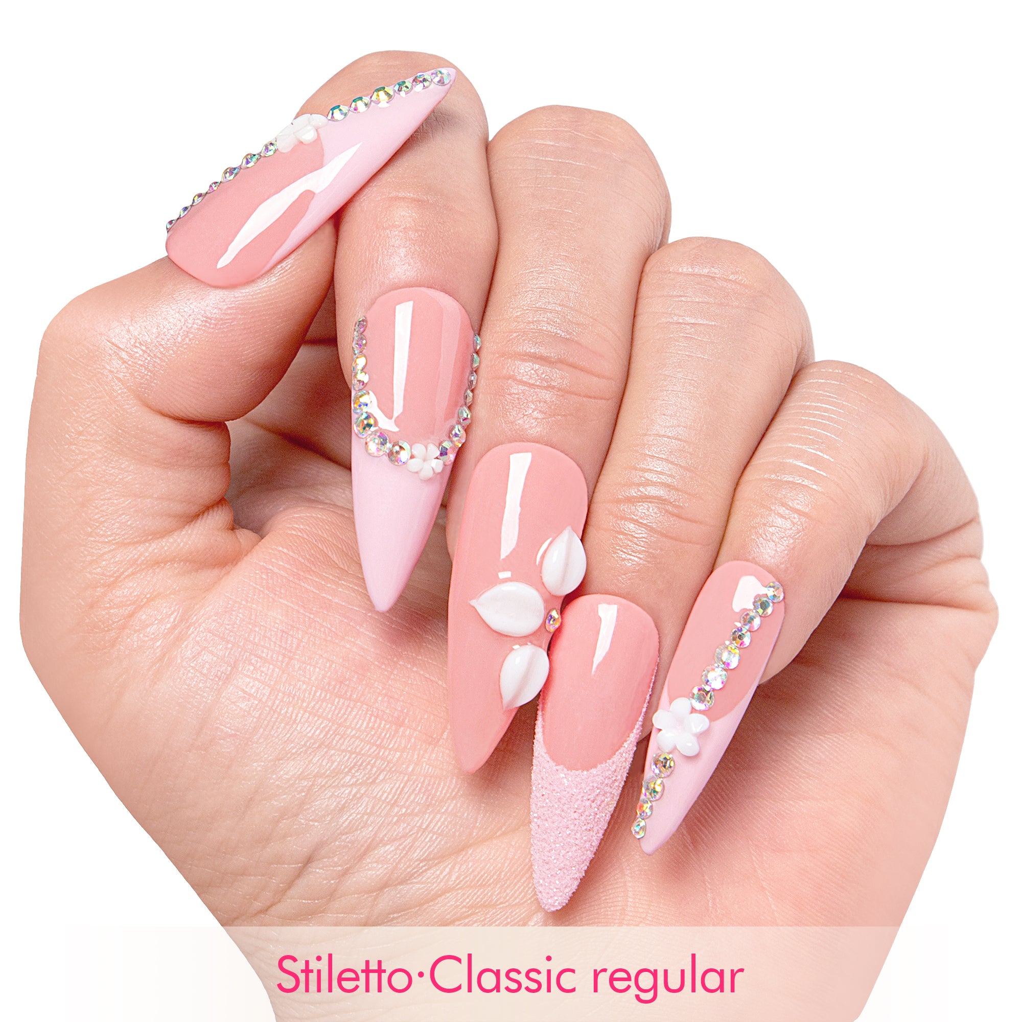 Pink Lady Handmade Nails H281