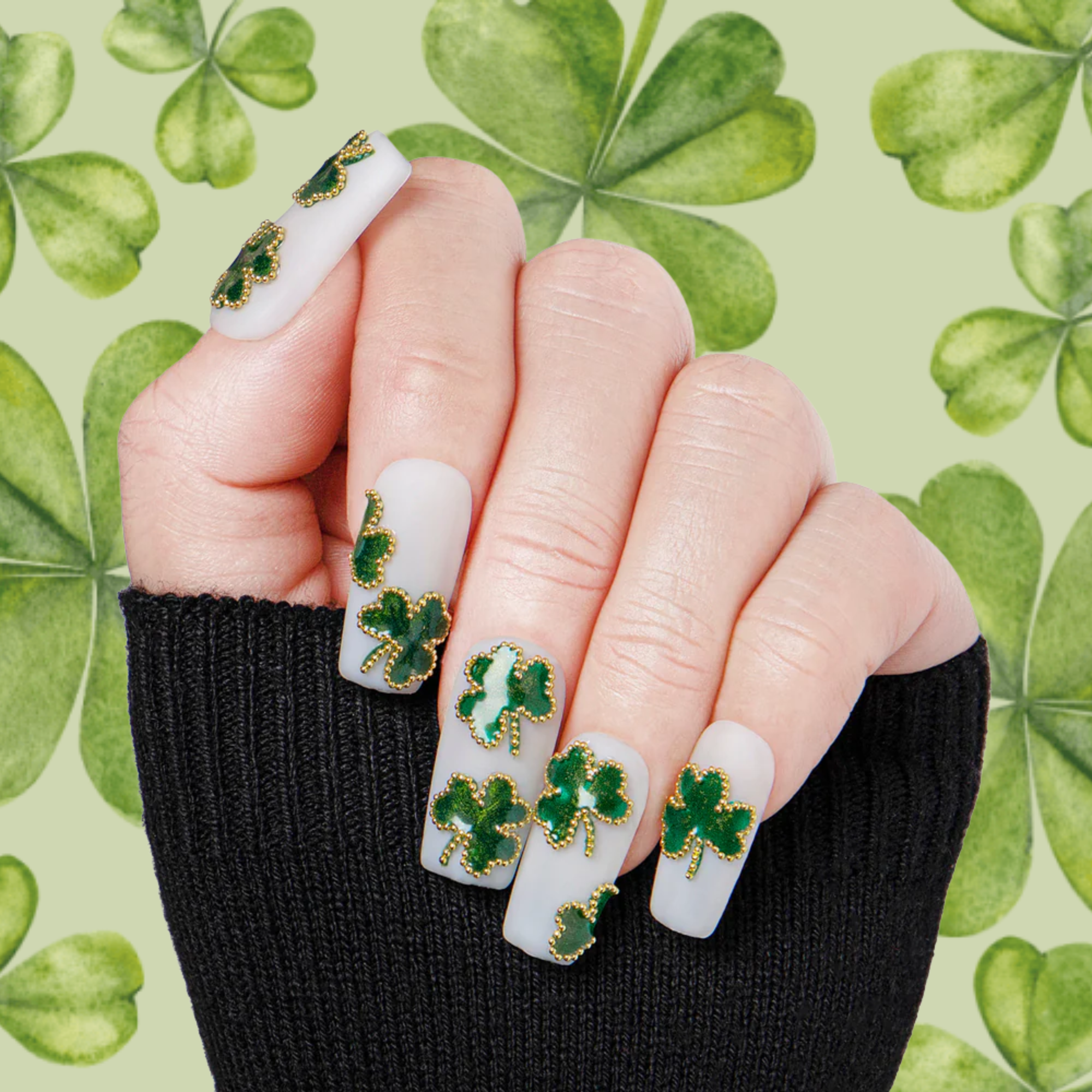 Lucky Charm Handmade Nails H290