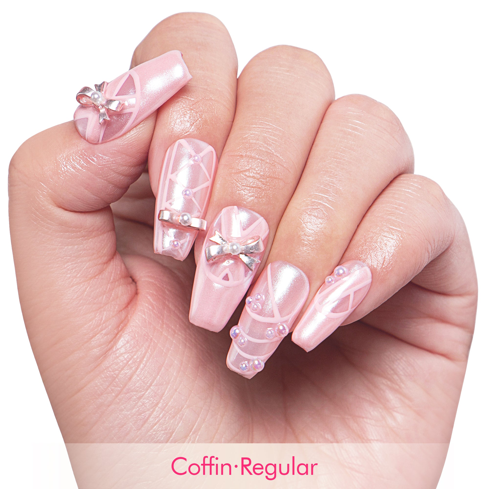 Tiptoe Ballet Handmade Nails H291