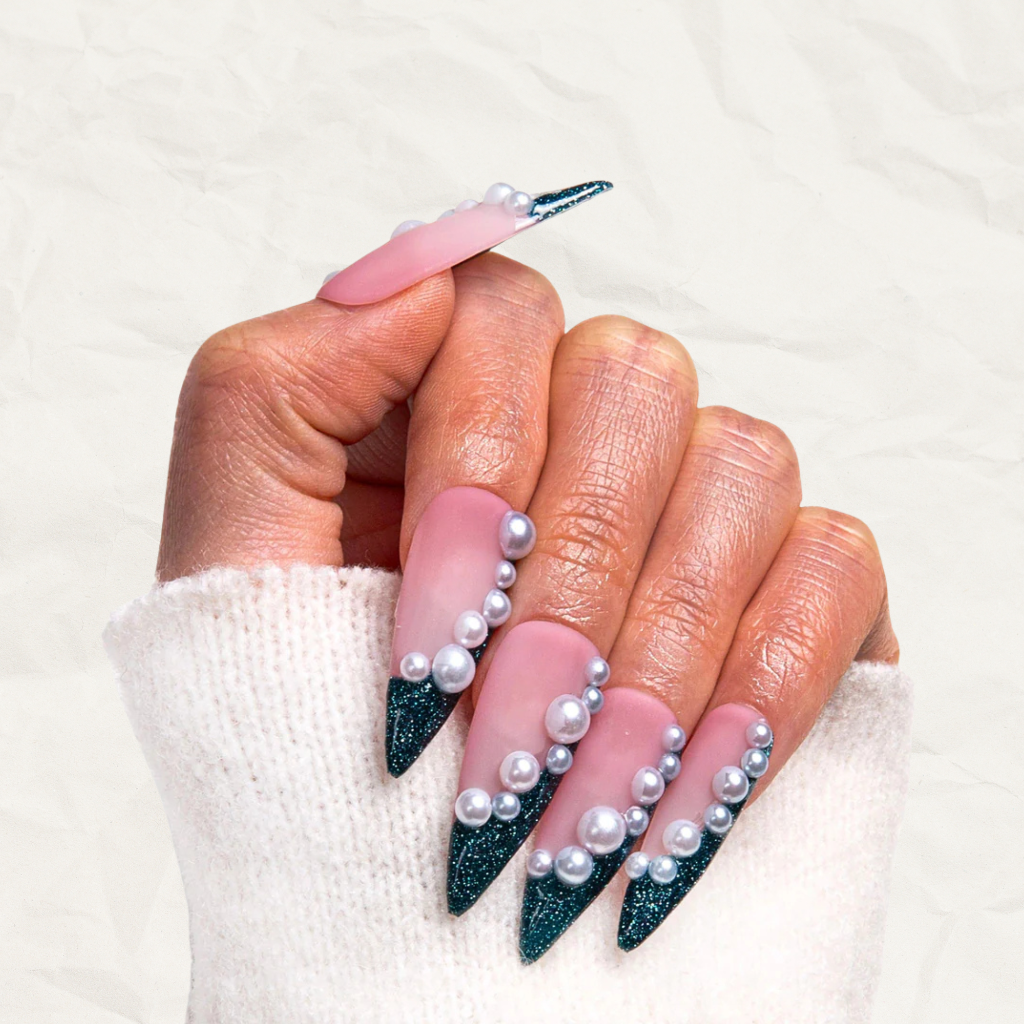 Moon Shadow Handmade Nails H292