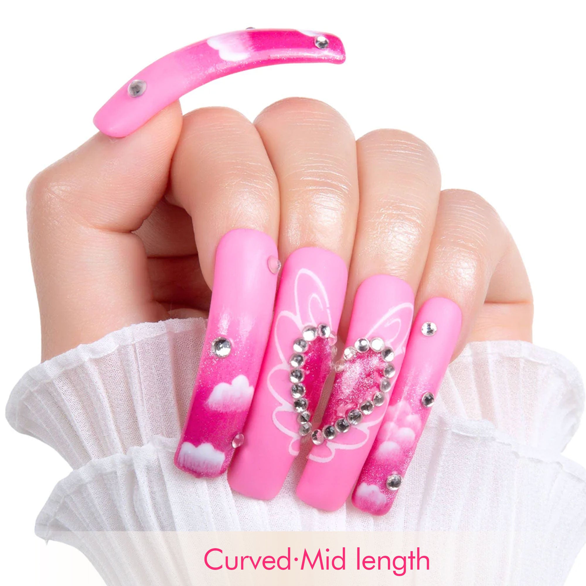 Pink Paradise Handmade Nails H302