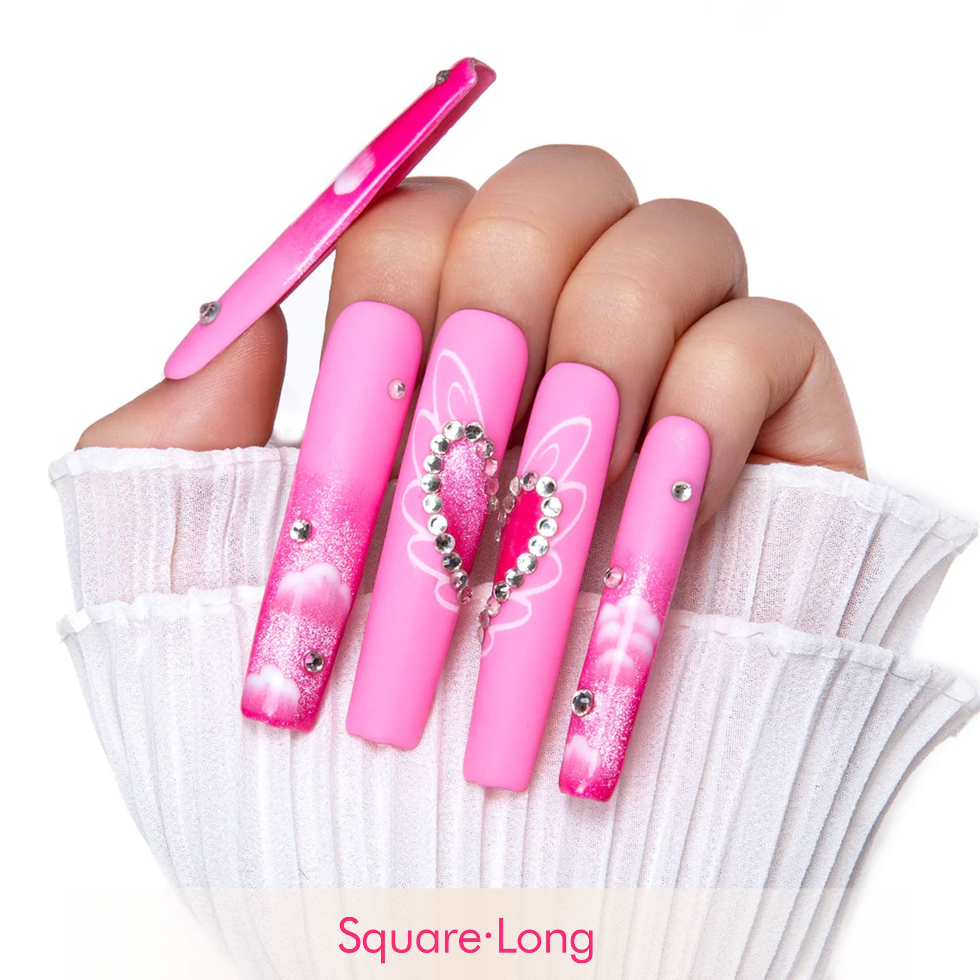 Pink Paradise Handmade Nails H302