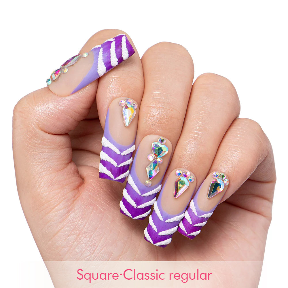 Purple Haze Handmade Nails H304