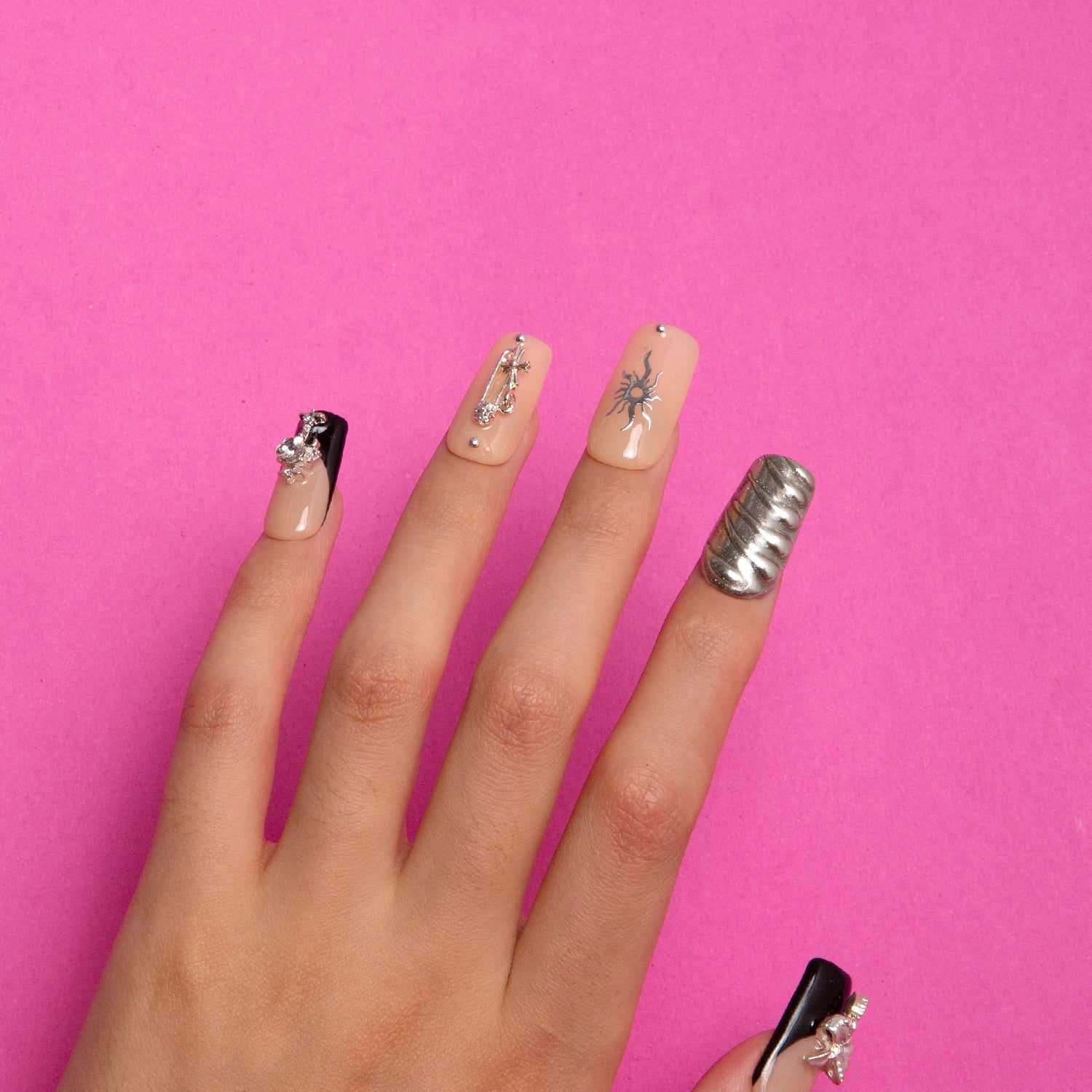 The Fifth Space Handmade Square Nails H305