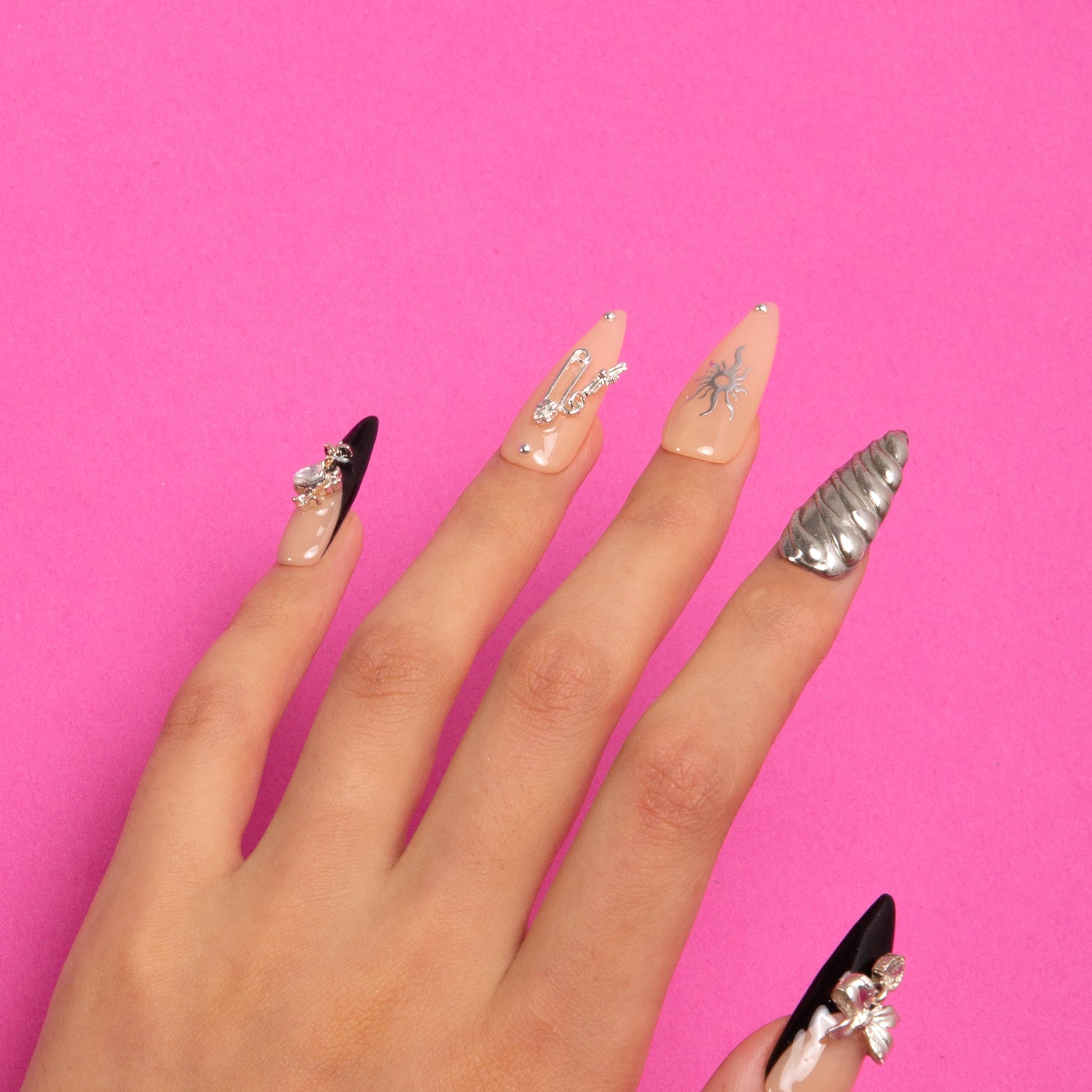 The Fifth Space Handmade Stiletto Nails H305