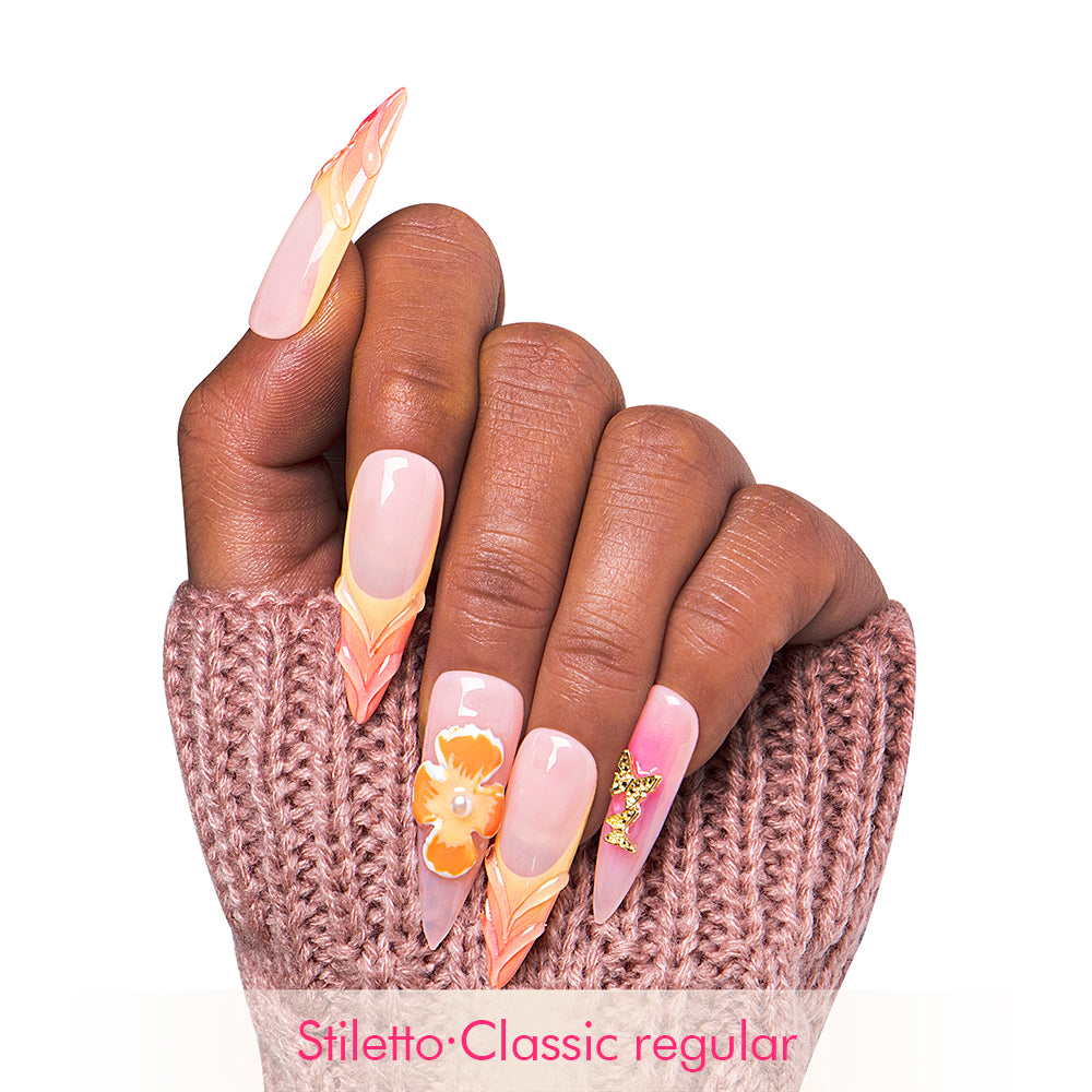 Tropical Fantasy Handmade Nails H310