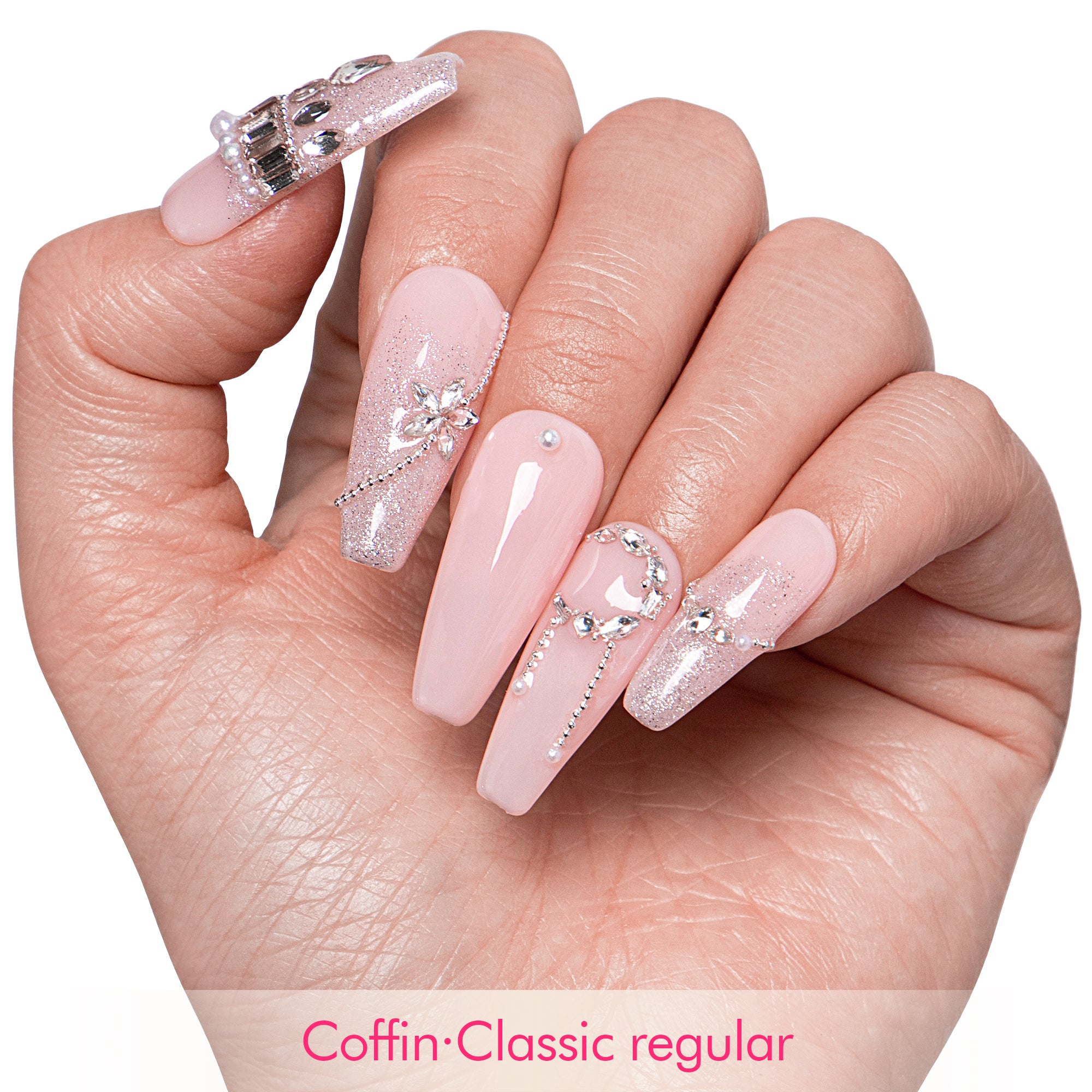 Chandelier Handmade Nails H311